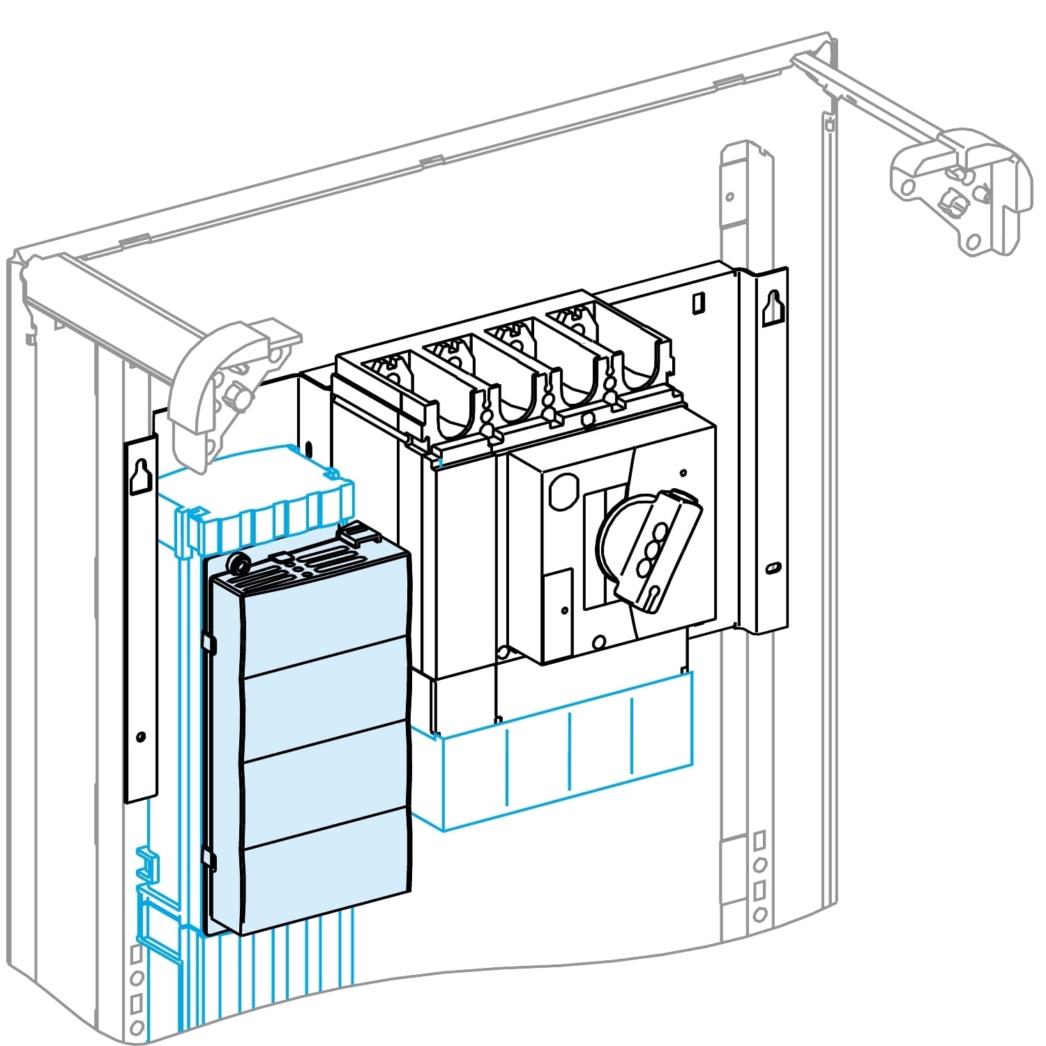 Schneider Electric - Tilkopl. NSX/INS400-630 P.C. LVS04074