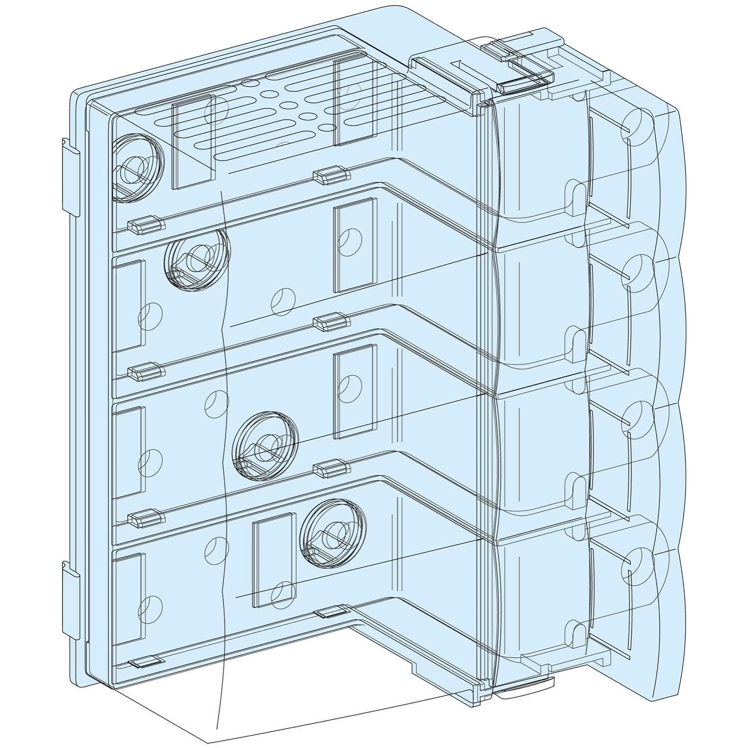 Schneider Electric - Tilkopl.blokk NSX/INS250-Powe LVS04060