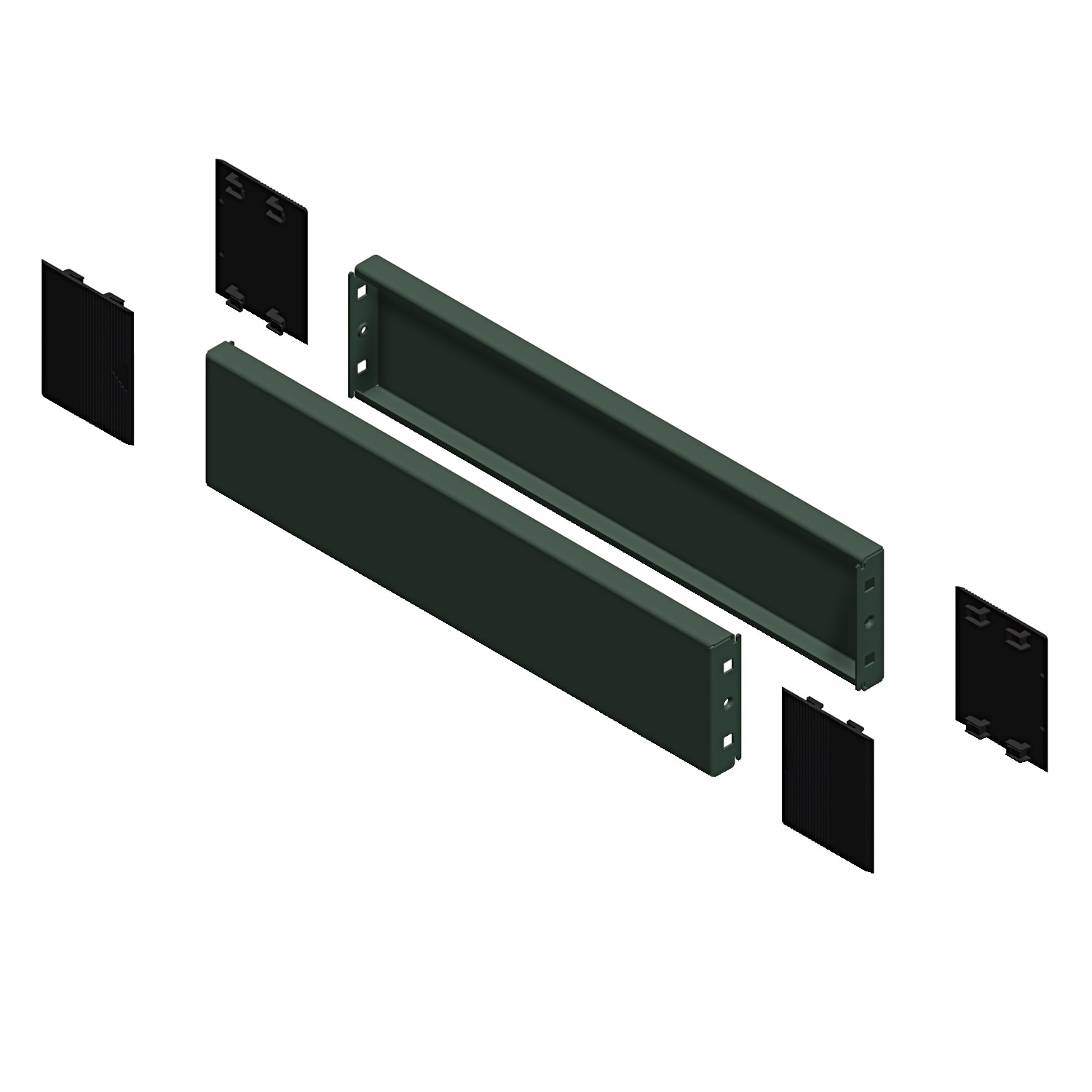 Schneider Electric - NSYSPS12100 2 Sokkelsider 100x1200
