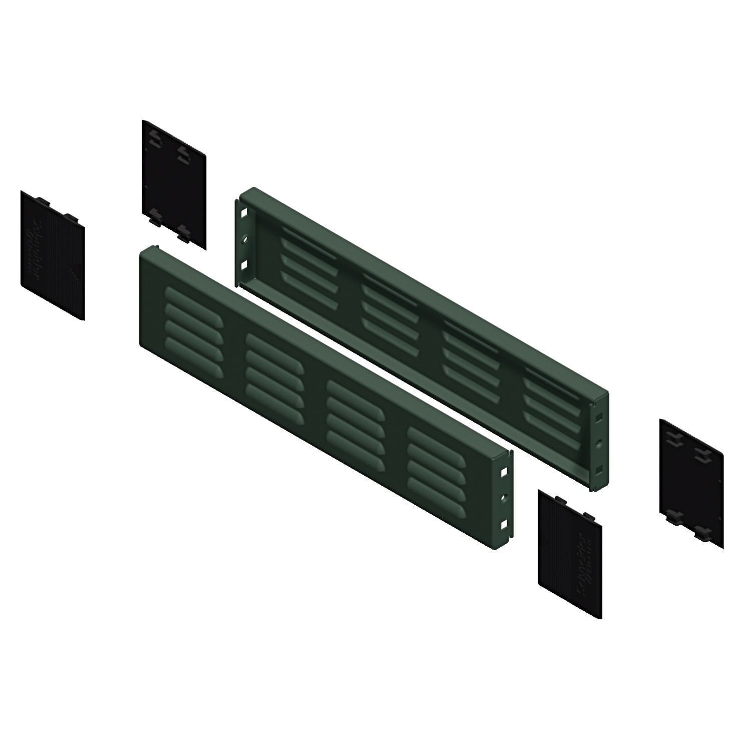 Schneider Electric - NSYSPV8100 2 Pl Vent Sokkelsider 100x800