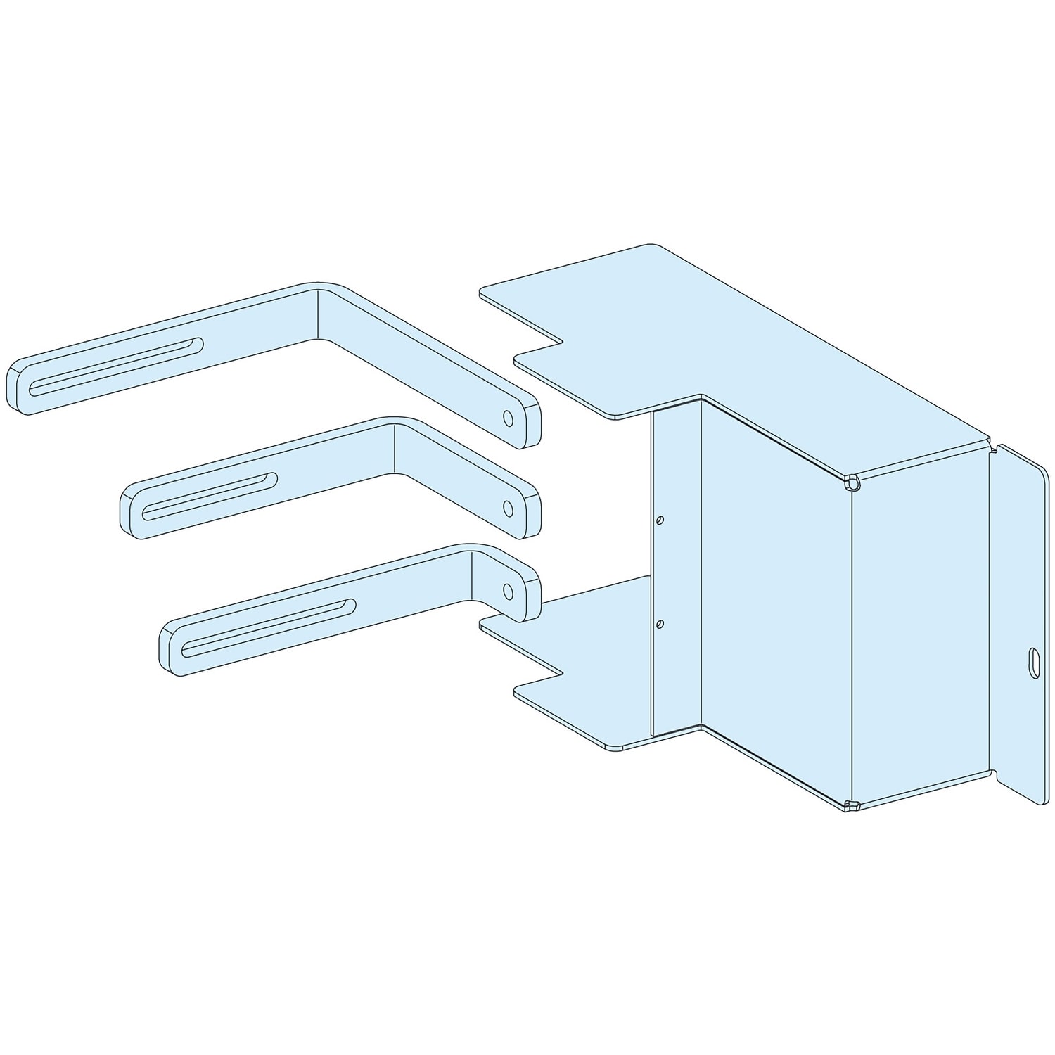 Schneider Electric - Prefab. Tilk. Hor.pluginn NSX LVS04461