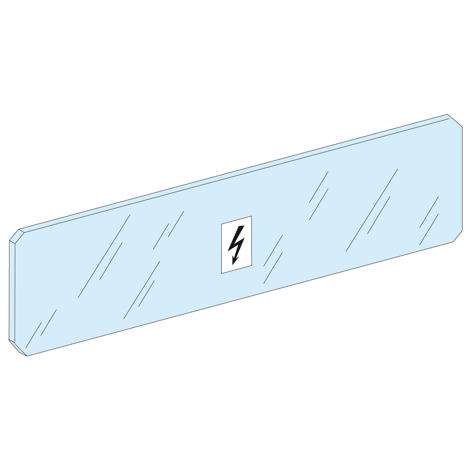Schneider Electric - Avdekning flat samlekinne Pri LVS04198
