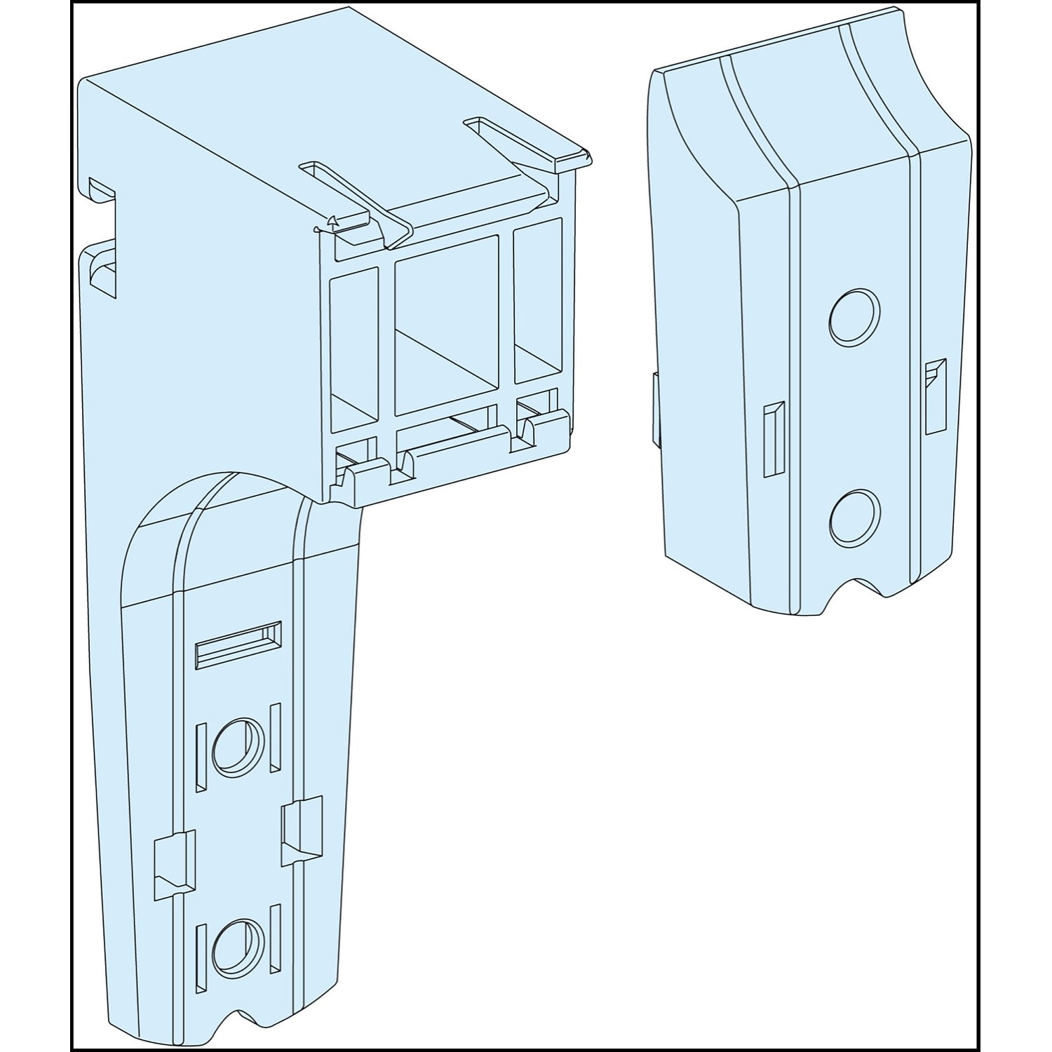 Schneider Electric - Kabelkanalfester Horisontal LVS04256