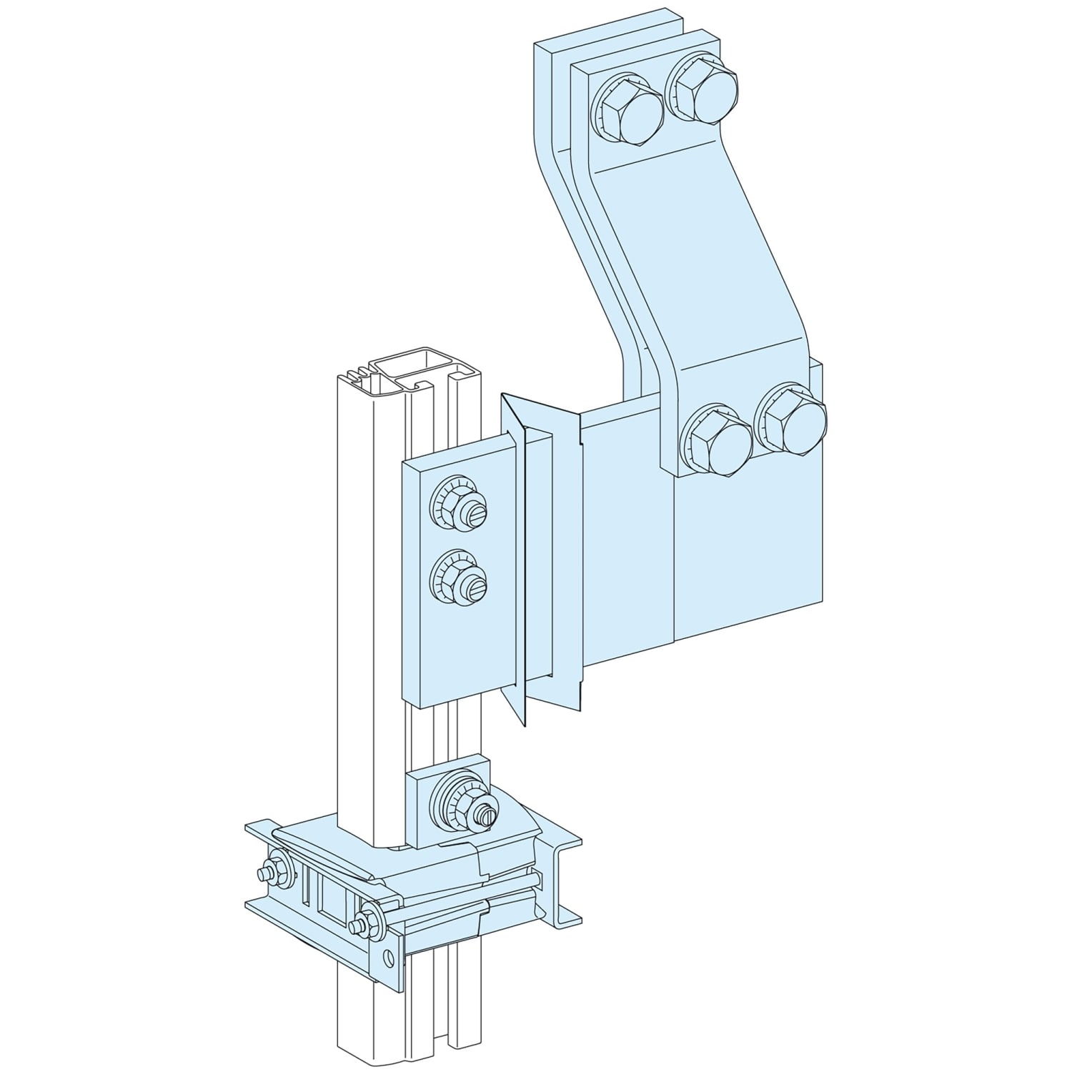 Schneider Electric - Montasjesett PEN skinne/Liner LVS04656
