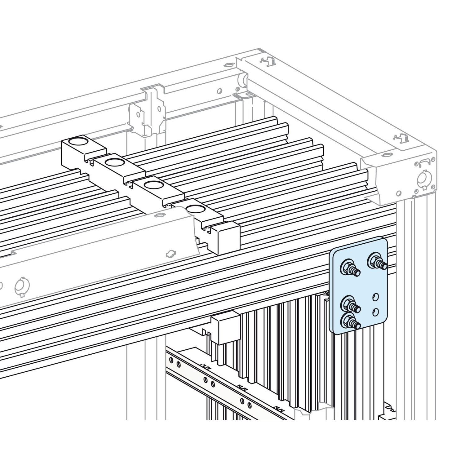 Schneider Electric - Lask/kort-horisont./vert- LGY LVS04604