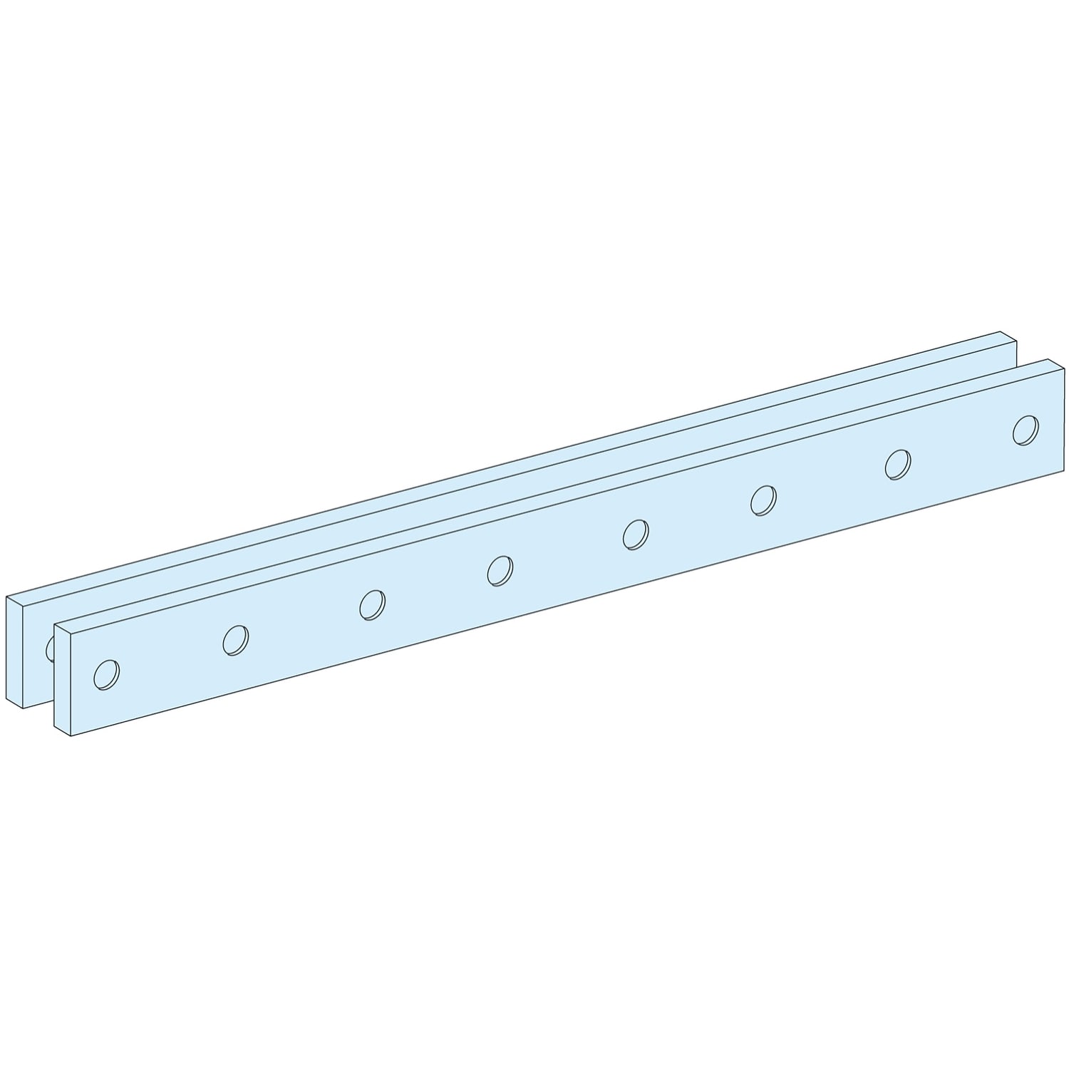 Schneider Electric - Montasjefeste for flate skinn LVS04690