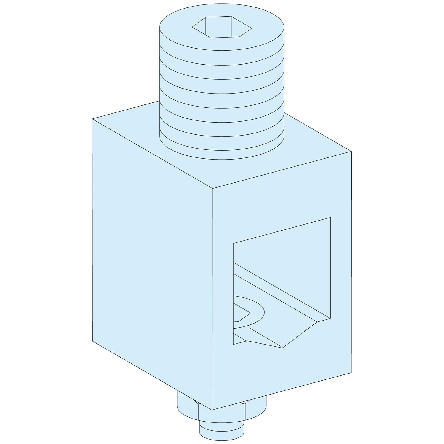 Schneider Electric - Klemmer-4stk Cu/Al 160A 70mm2 LVS07051