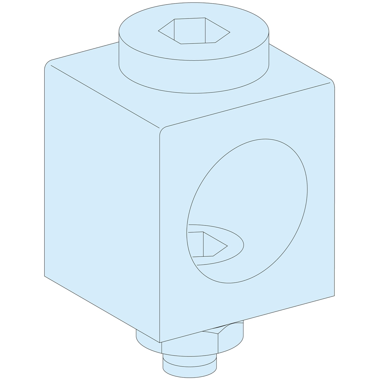 Schneider Electric - Klemmer-4stk Cu/Al 250A 185mm LVS07052