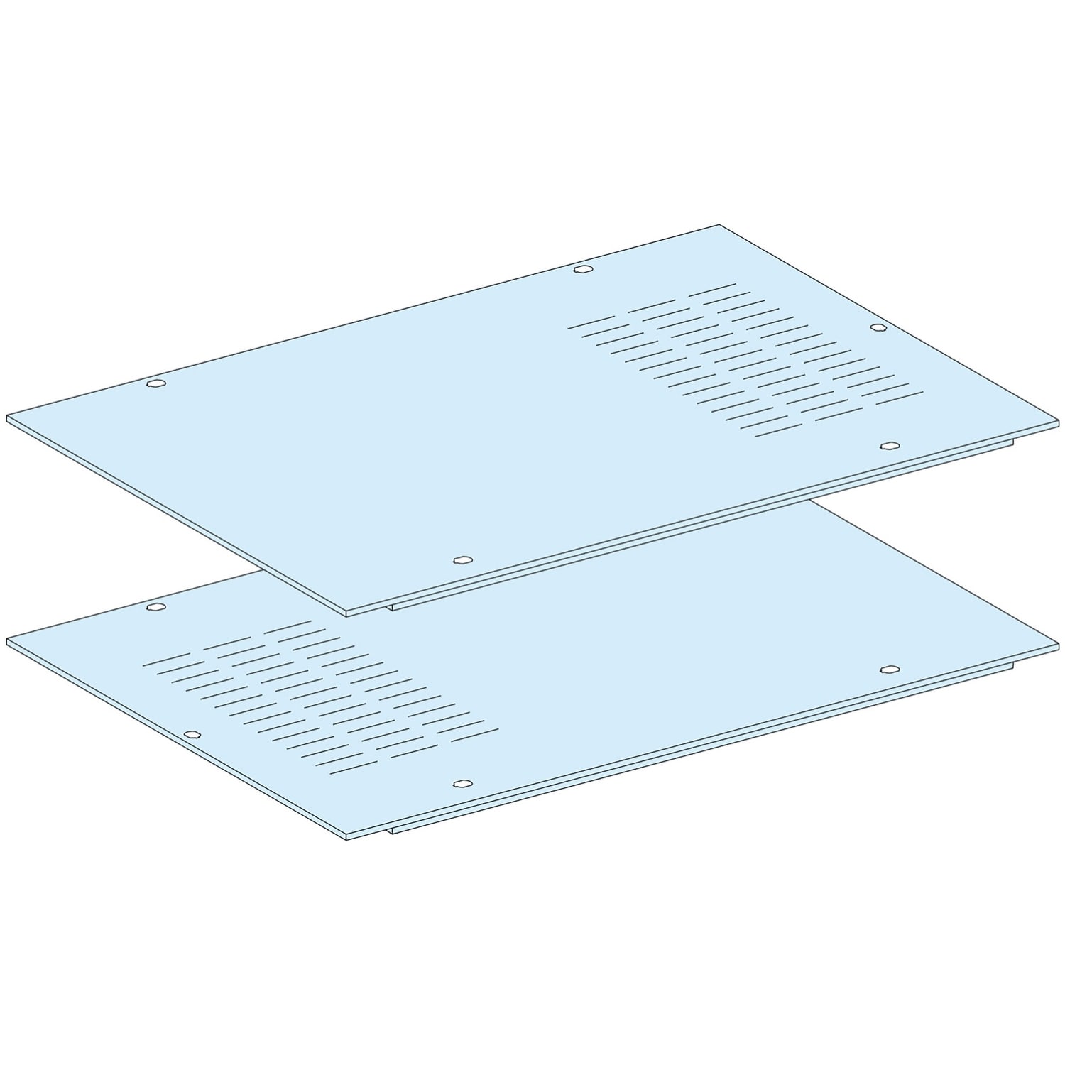 Schneider Electric - Bakplate IP30 bredde 650mm  P LVS08736