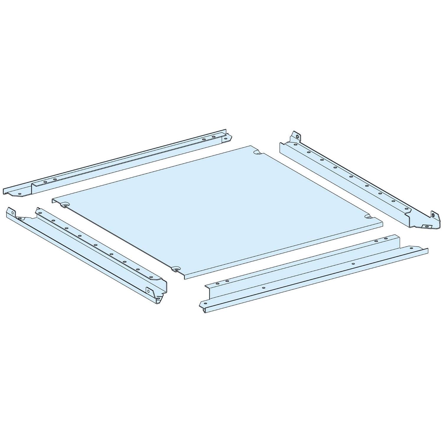 Schneider Electric - Bunnplate IP55 PrismaSeT P B3 LVS08483