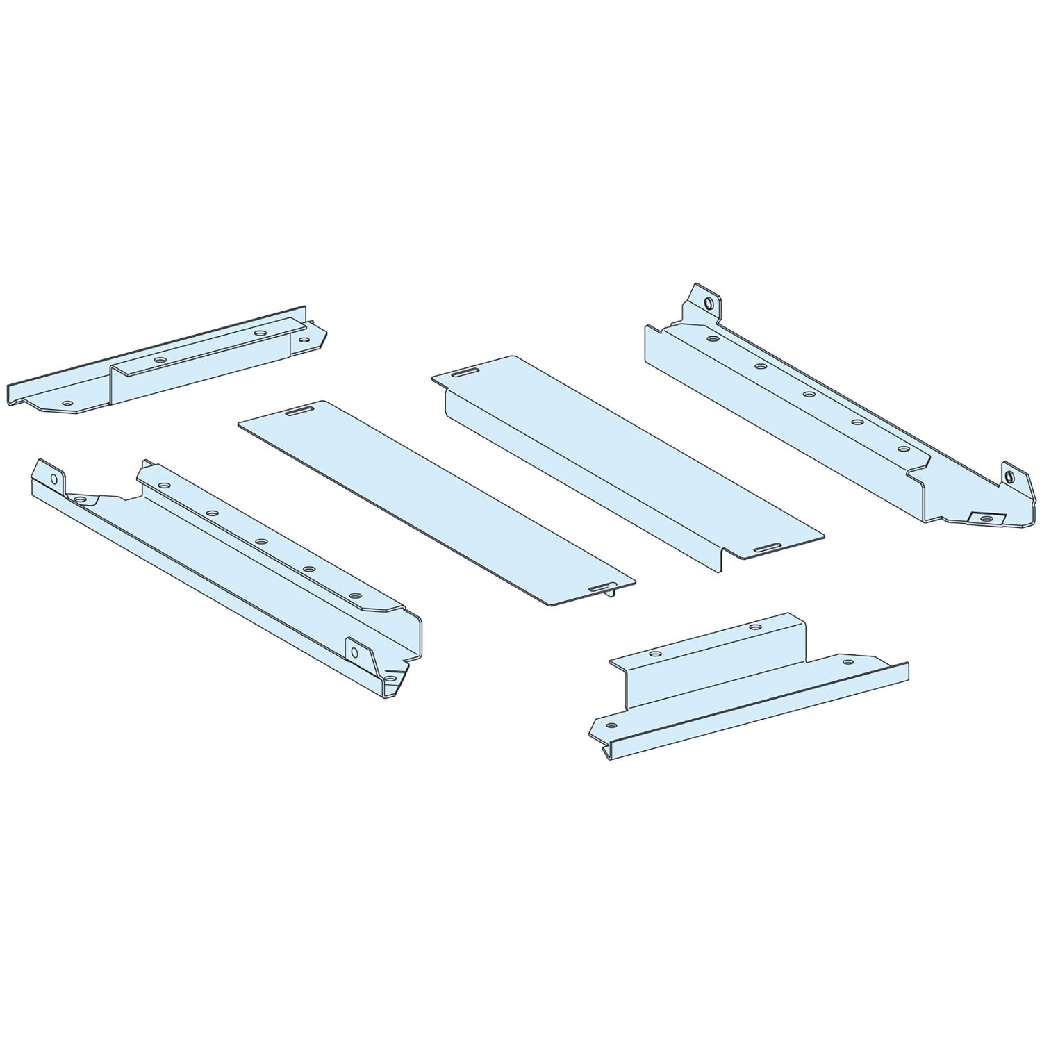 Schneider Electric - Bunnpl. 2delt IP30 PrismaSeT LVS08493