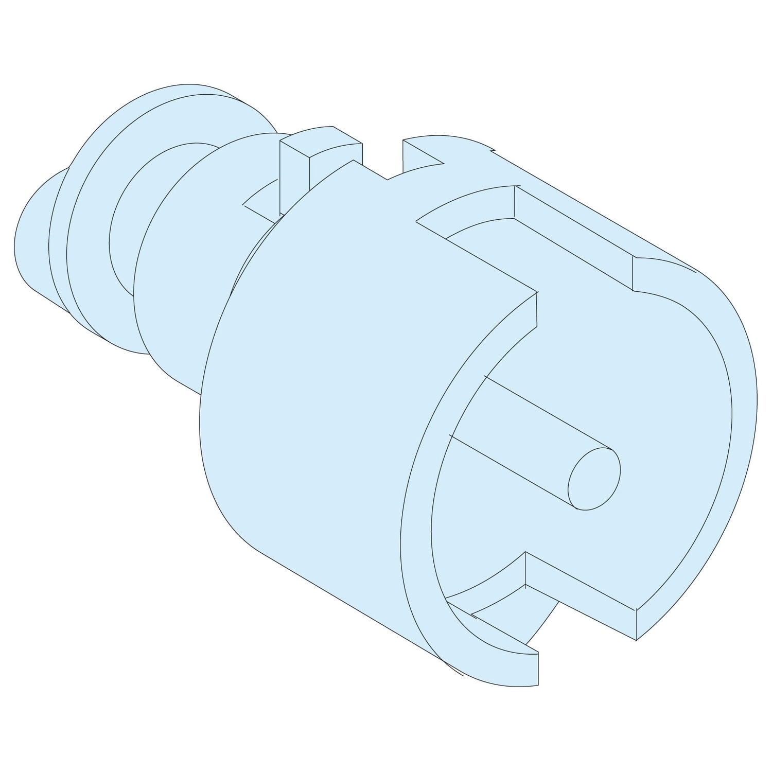 Schneider Electric - Firkantinnsats-for handtak-IP LVS09932