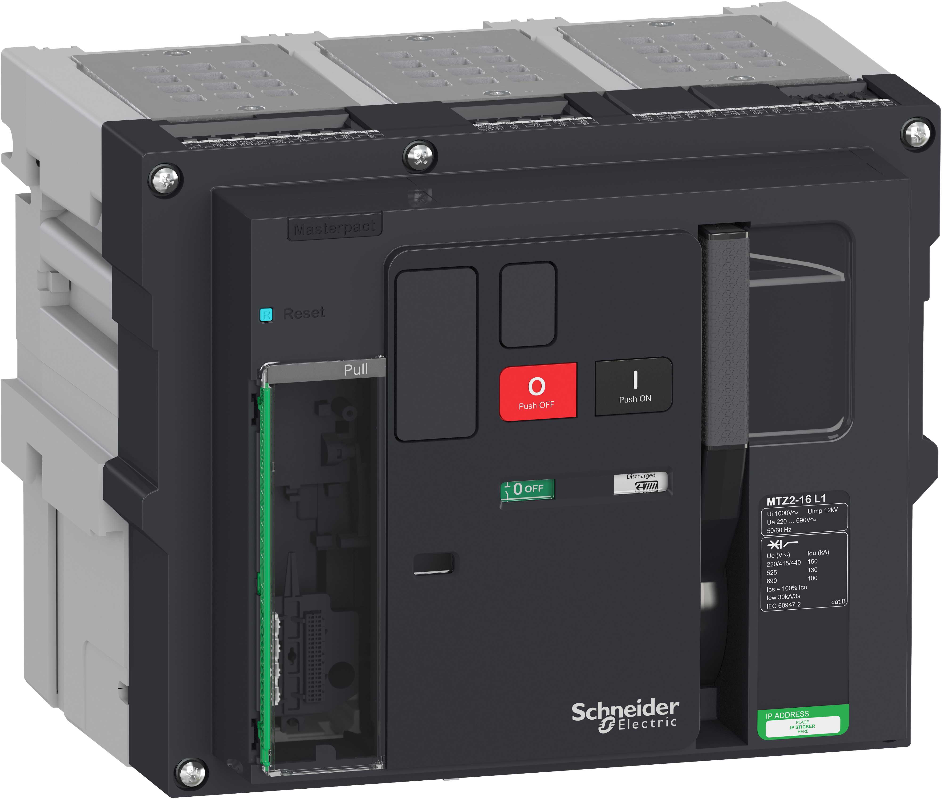 Schneider Electric - LV848275 Eff,br MTZ2 16L1 1600A 3p uttr