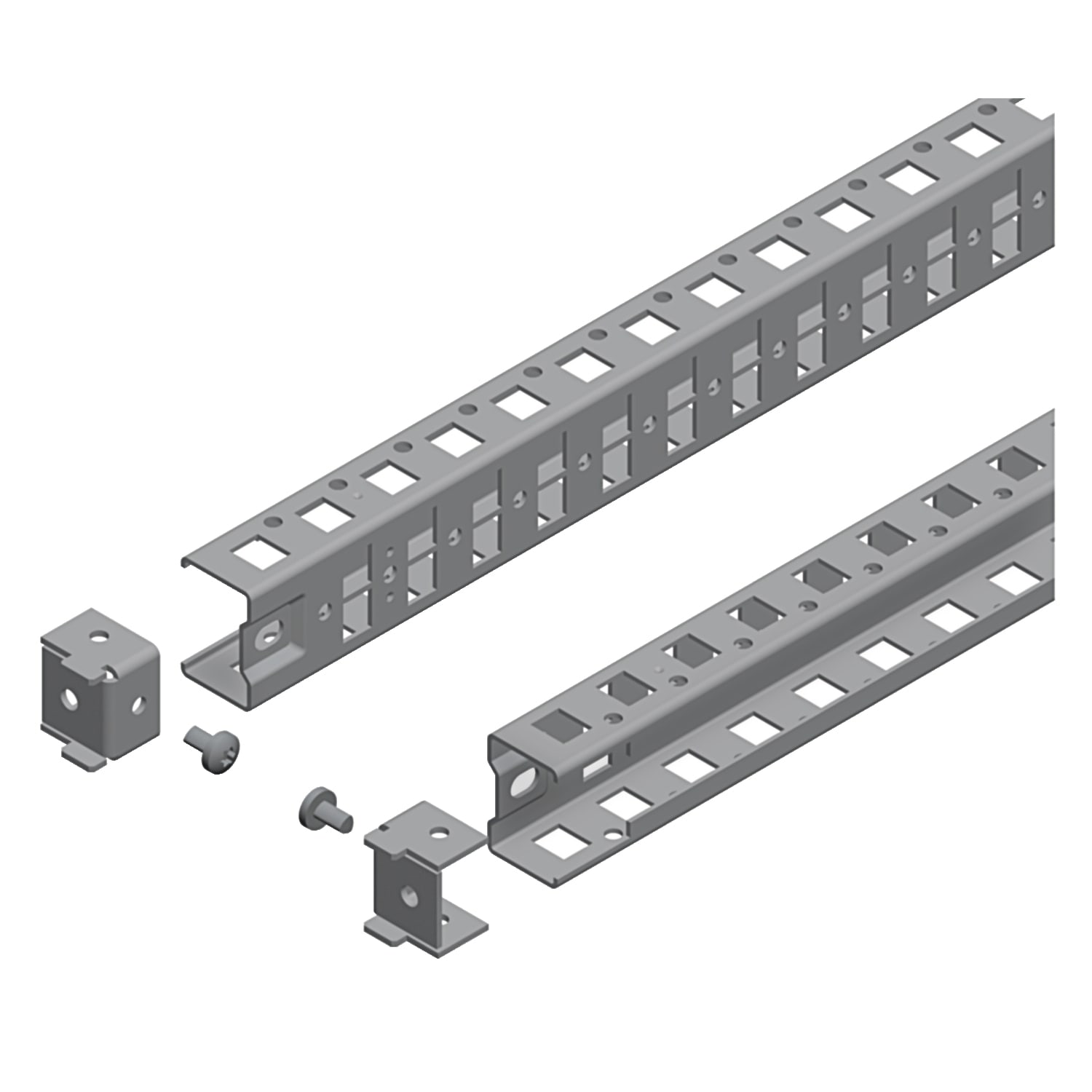 Schneider Electric - NSYSUCR4070 2 universal skinne 1 rekke 700