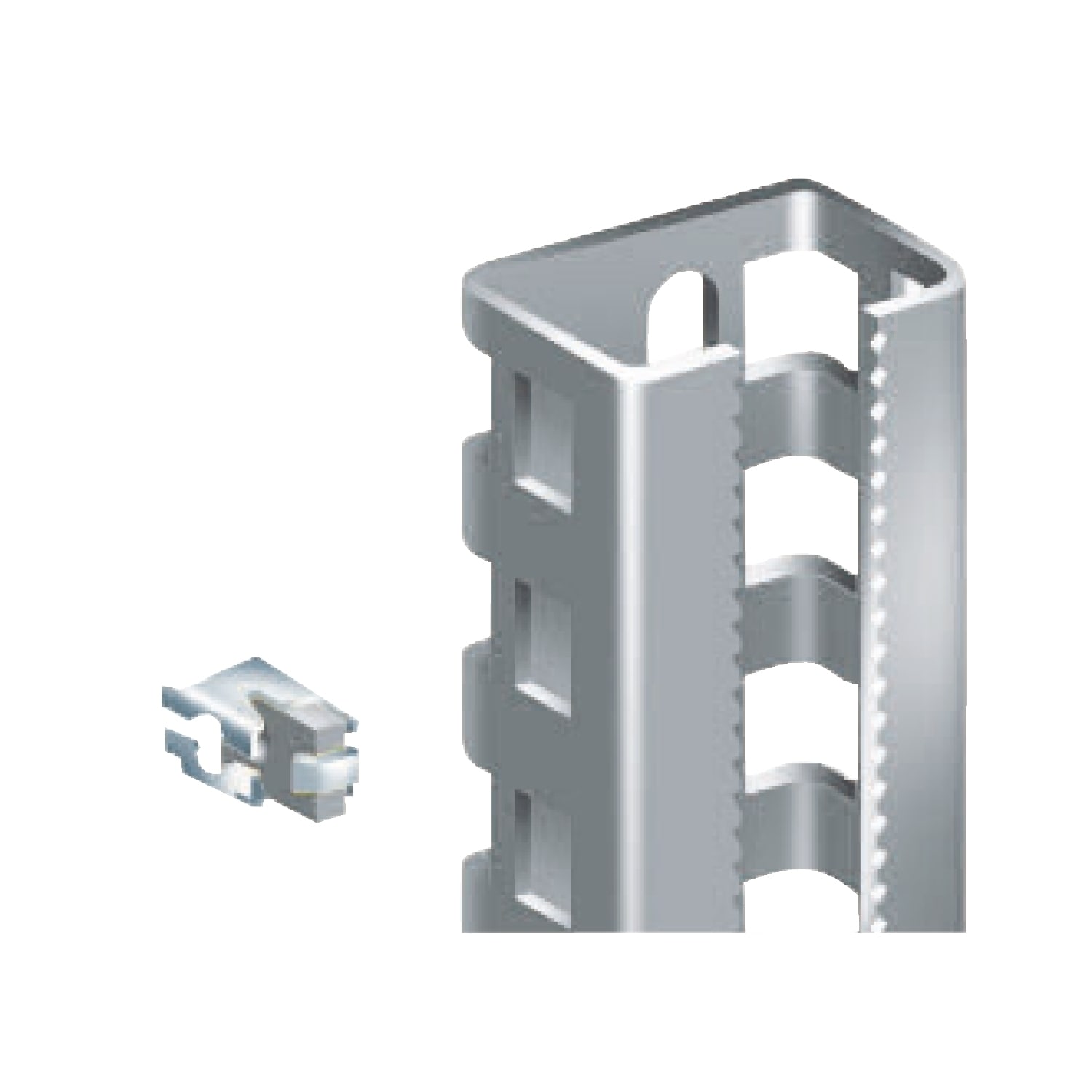 Schneider Electric - Fjernbar klips mutter M6 Sett av 50