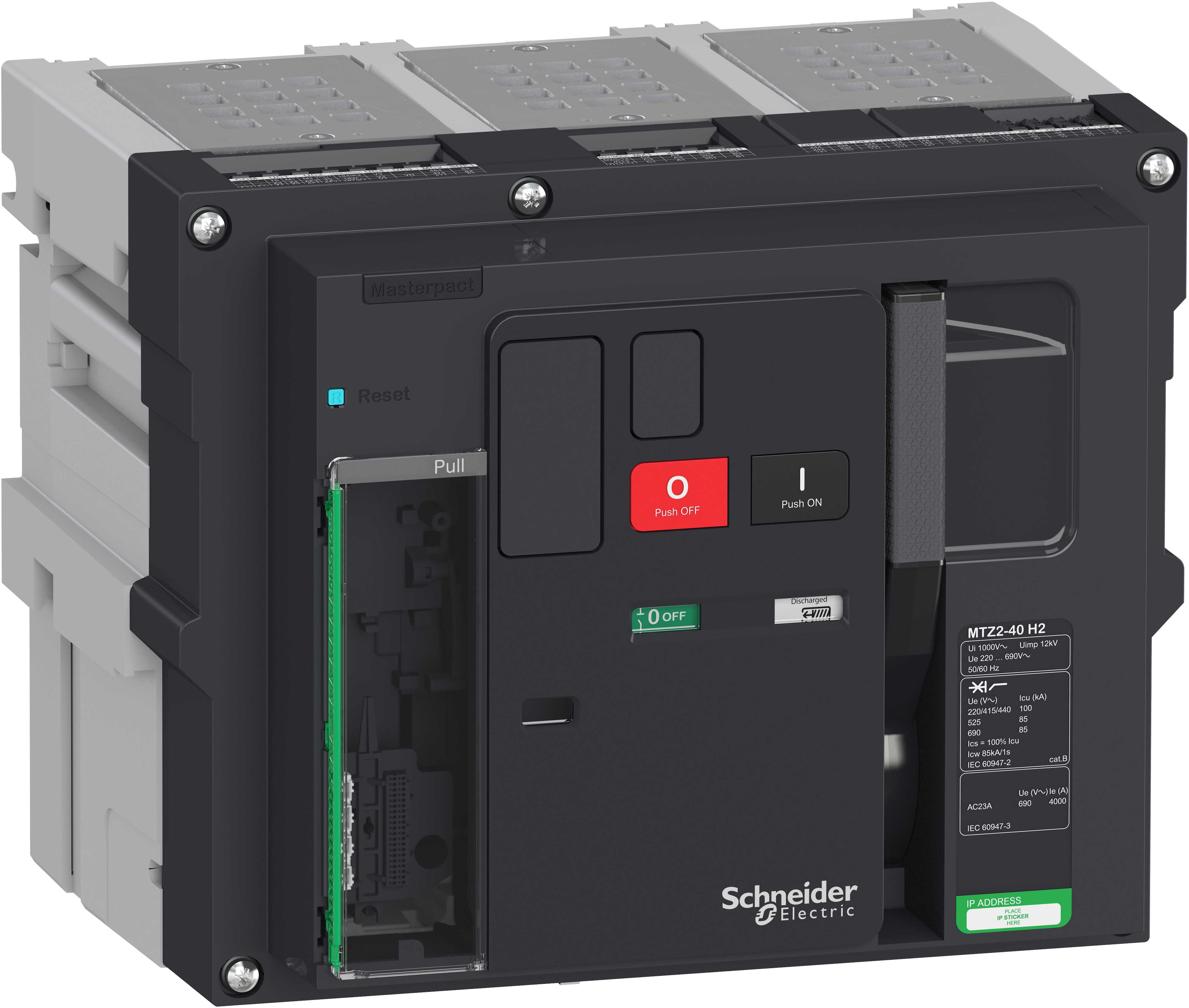 Schneider Electric - LV848323 Eff,br MTZ2 40H2 4000A 3p uttr