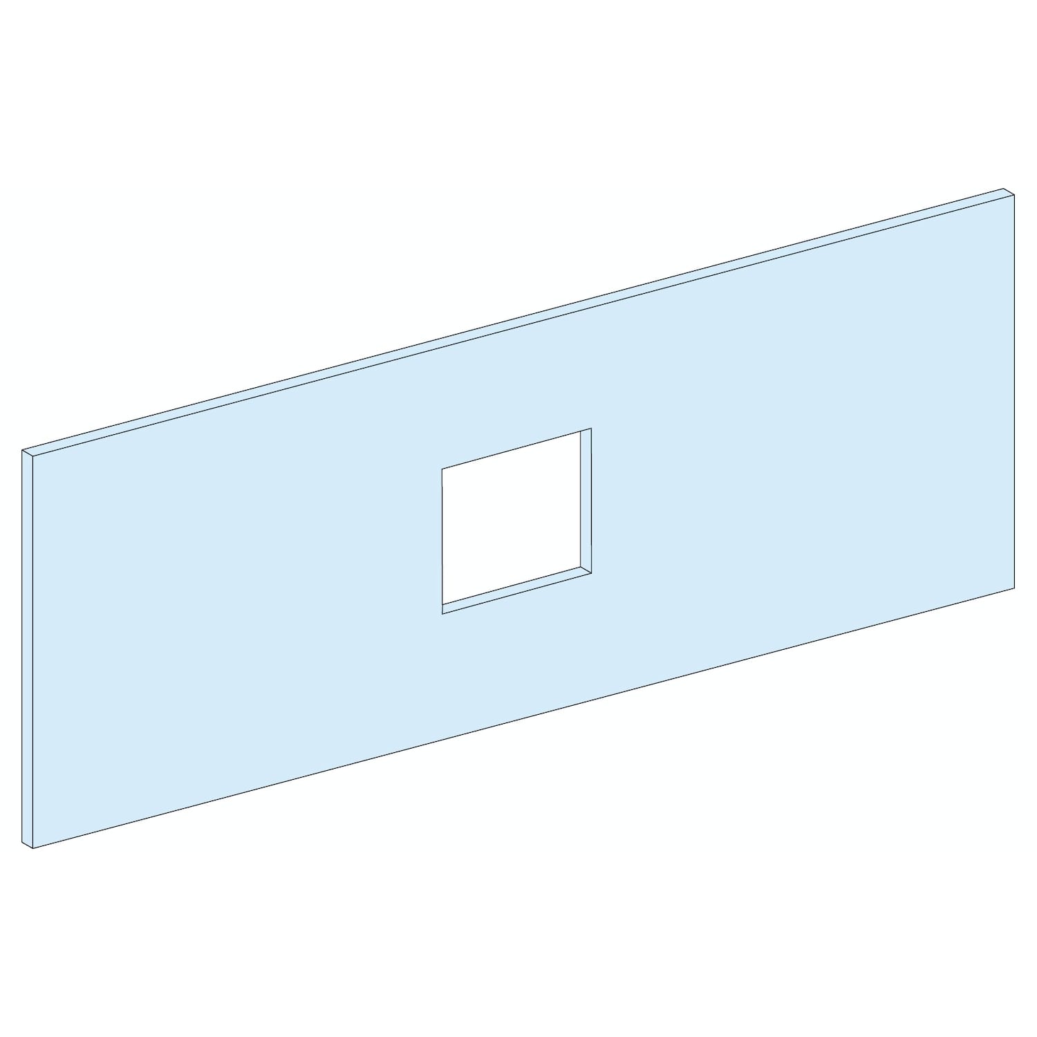 Schneider Electric - Frontpl.NSX250 Horisontal-utt LVS03618