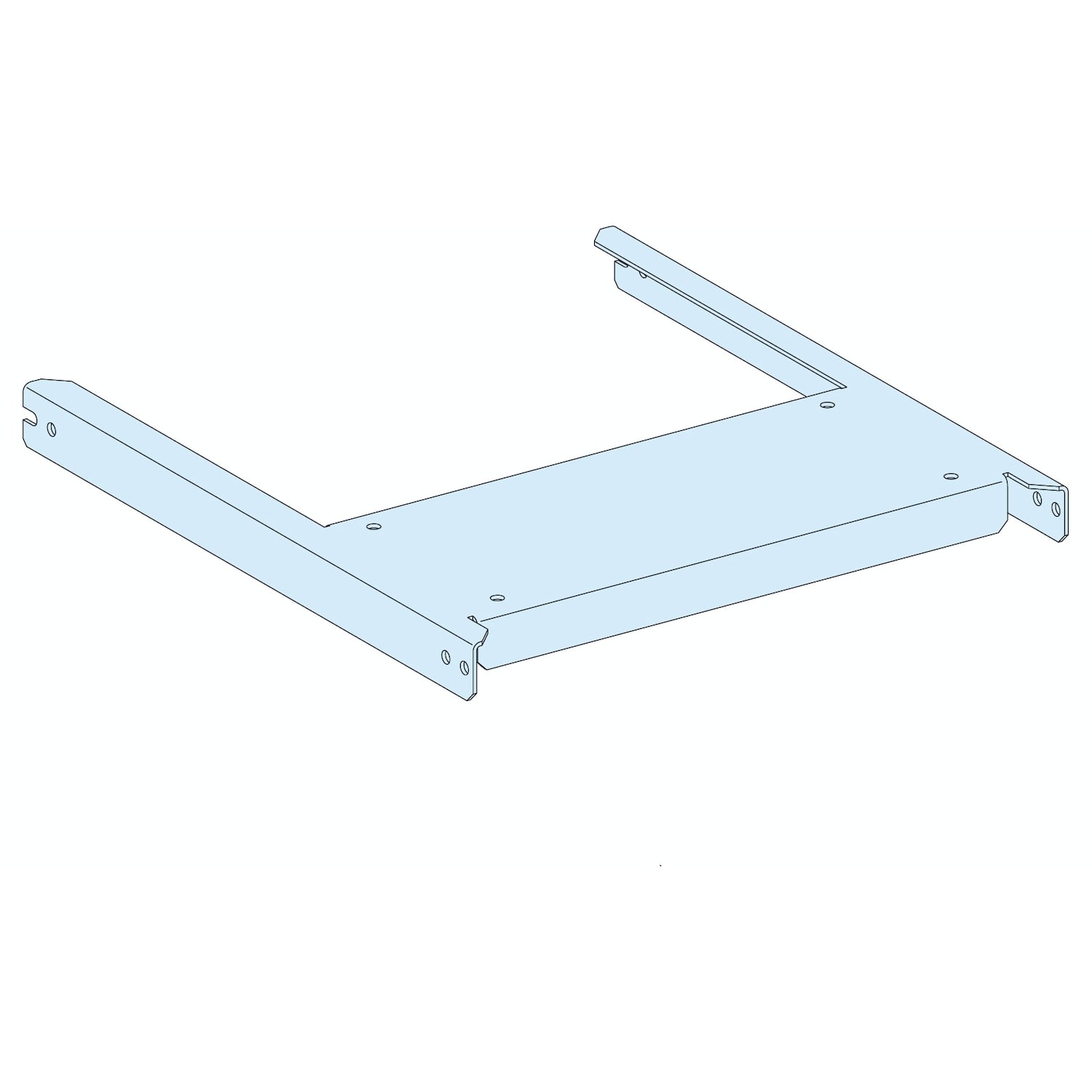 Schneider Electric - Montasjeplate MTZ1 fast i 400 LVS03489