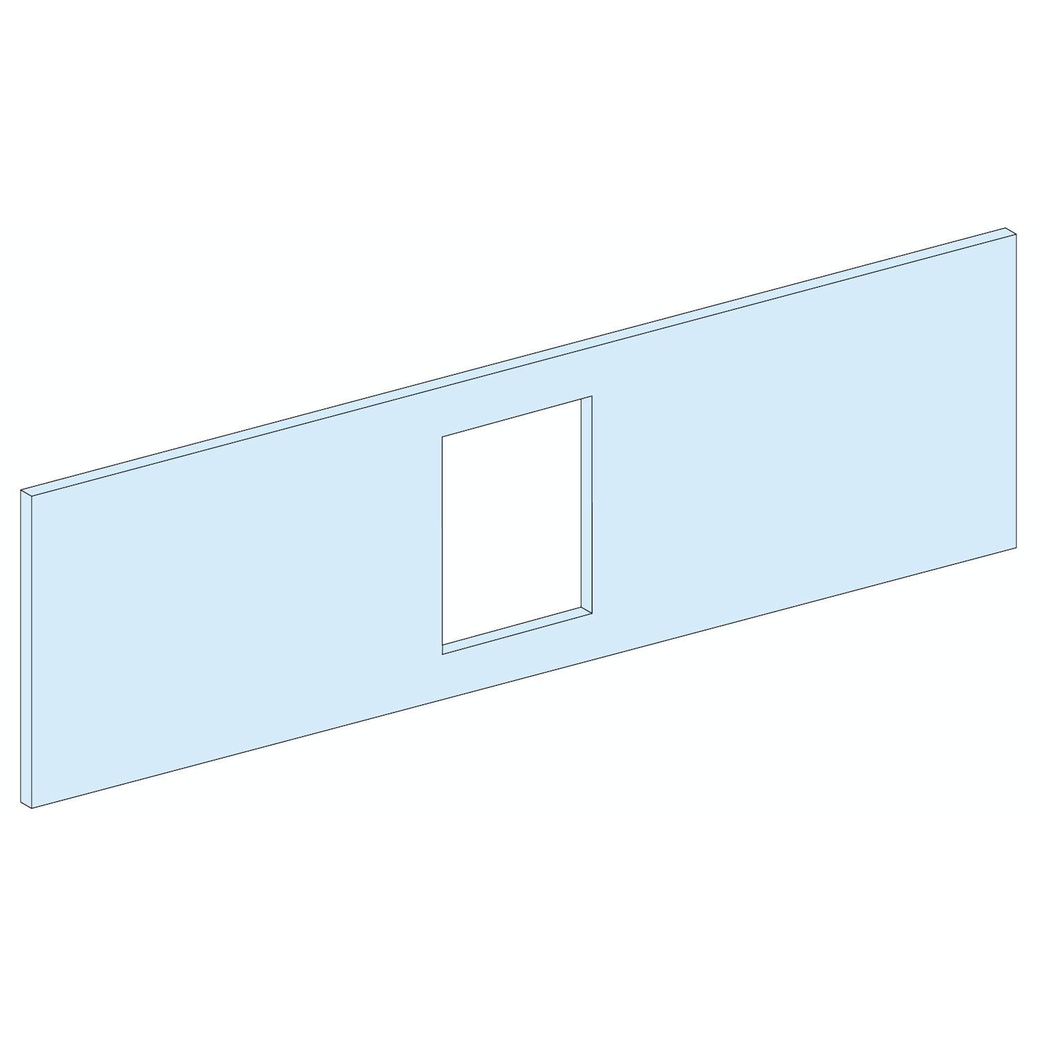 Schneider Electric - Frontpl. INS630 Horisontal Pr LVS03658