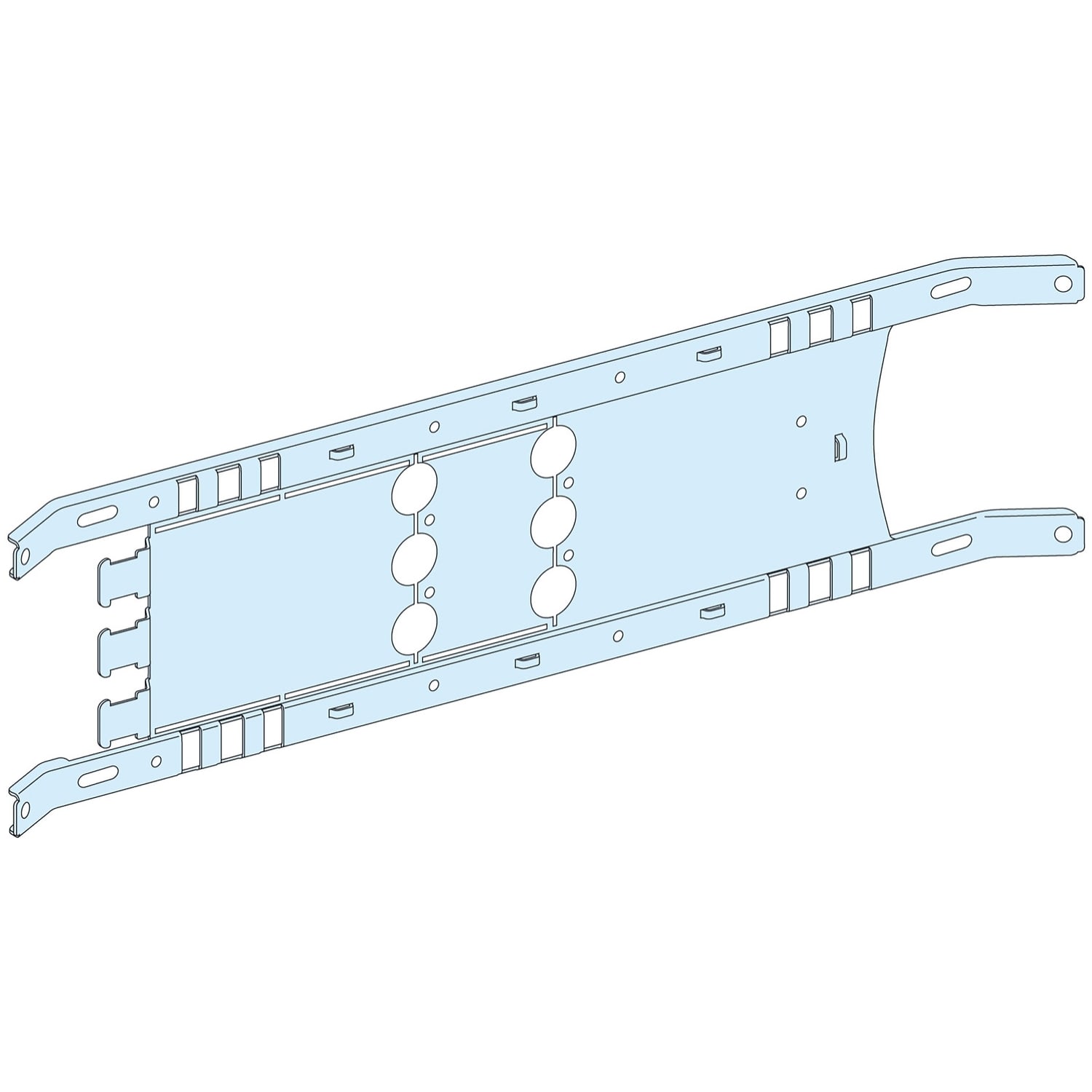 Schneider Electric - Mont.Plate NSX100-250 Hor. 3P LVS03411