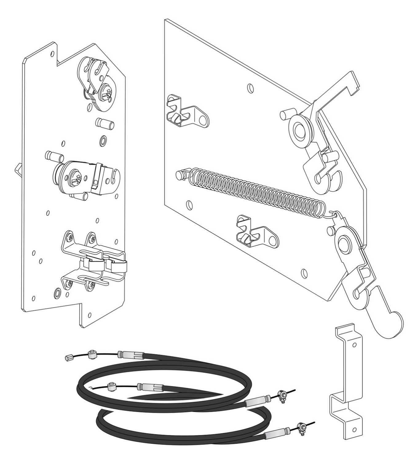Merlin Gerin - LV848614SP Dørforrigling kabel MTZ2/3