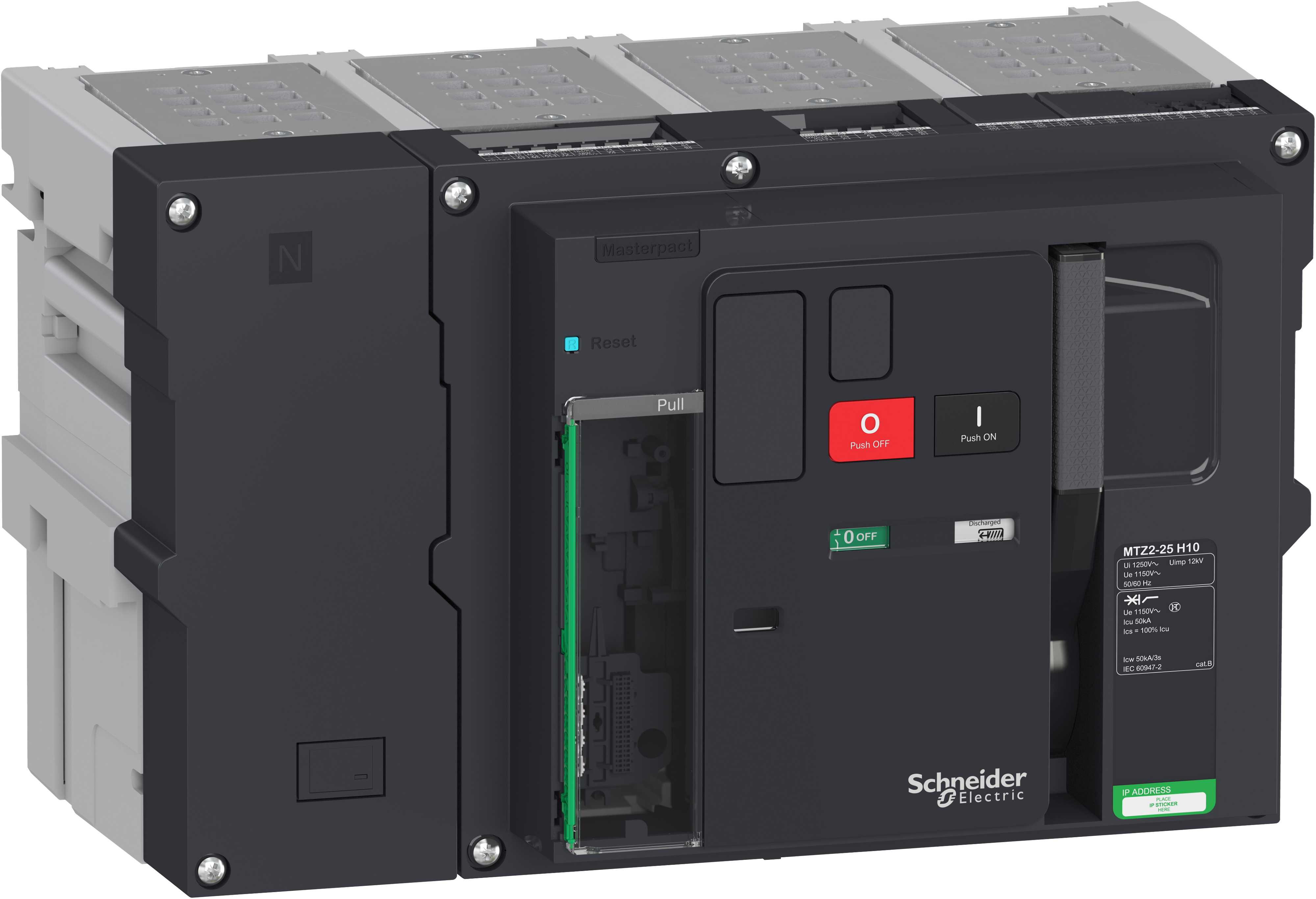 Schneider Electric - LV848740 Effektbr, MTZ2 25H10 uttr 4p