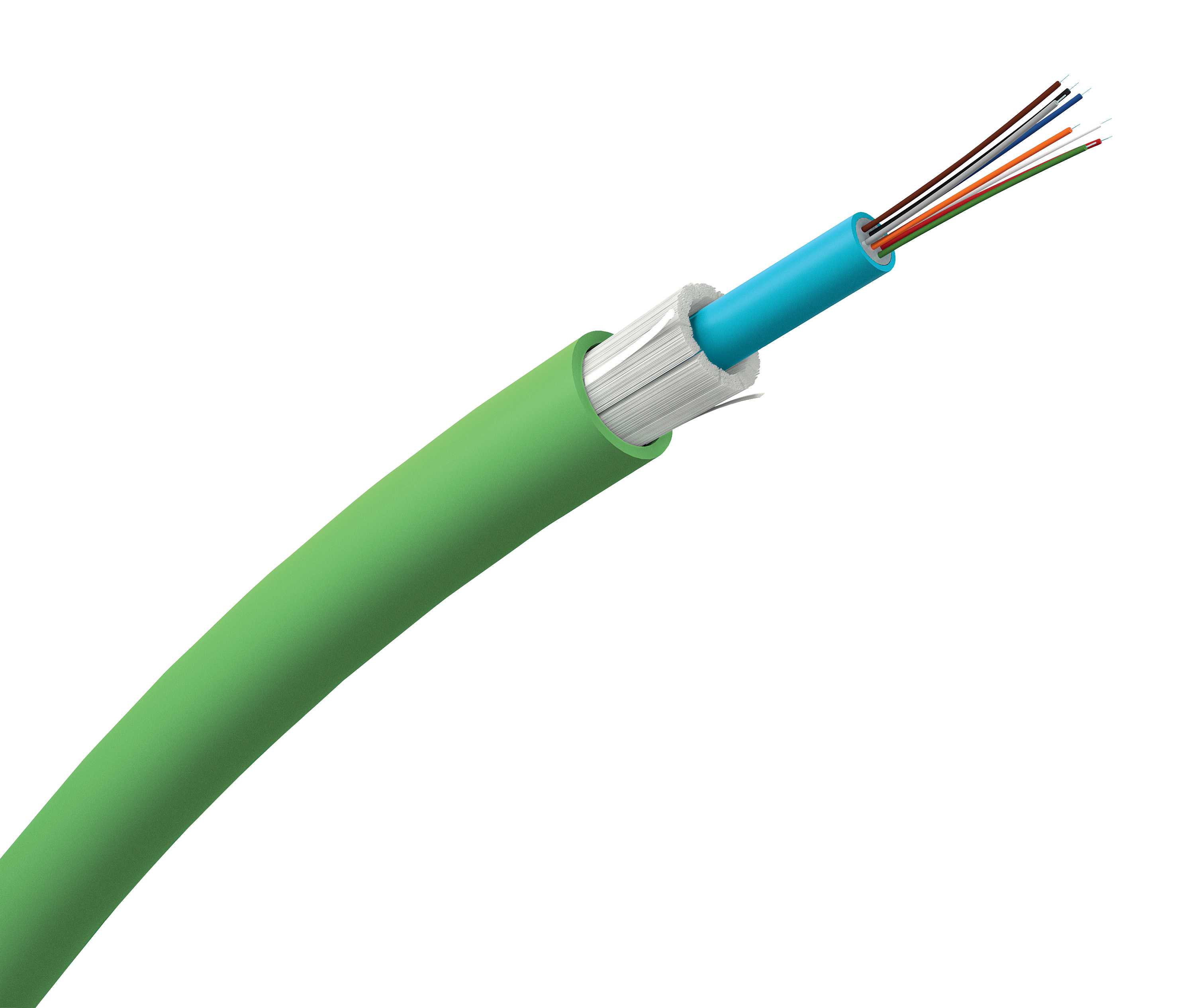 Schneider Electric - Actassi FL-C Fiberoptisk kabel OS2 9/125µm loose tube 8 fiber cut Euroclass D