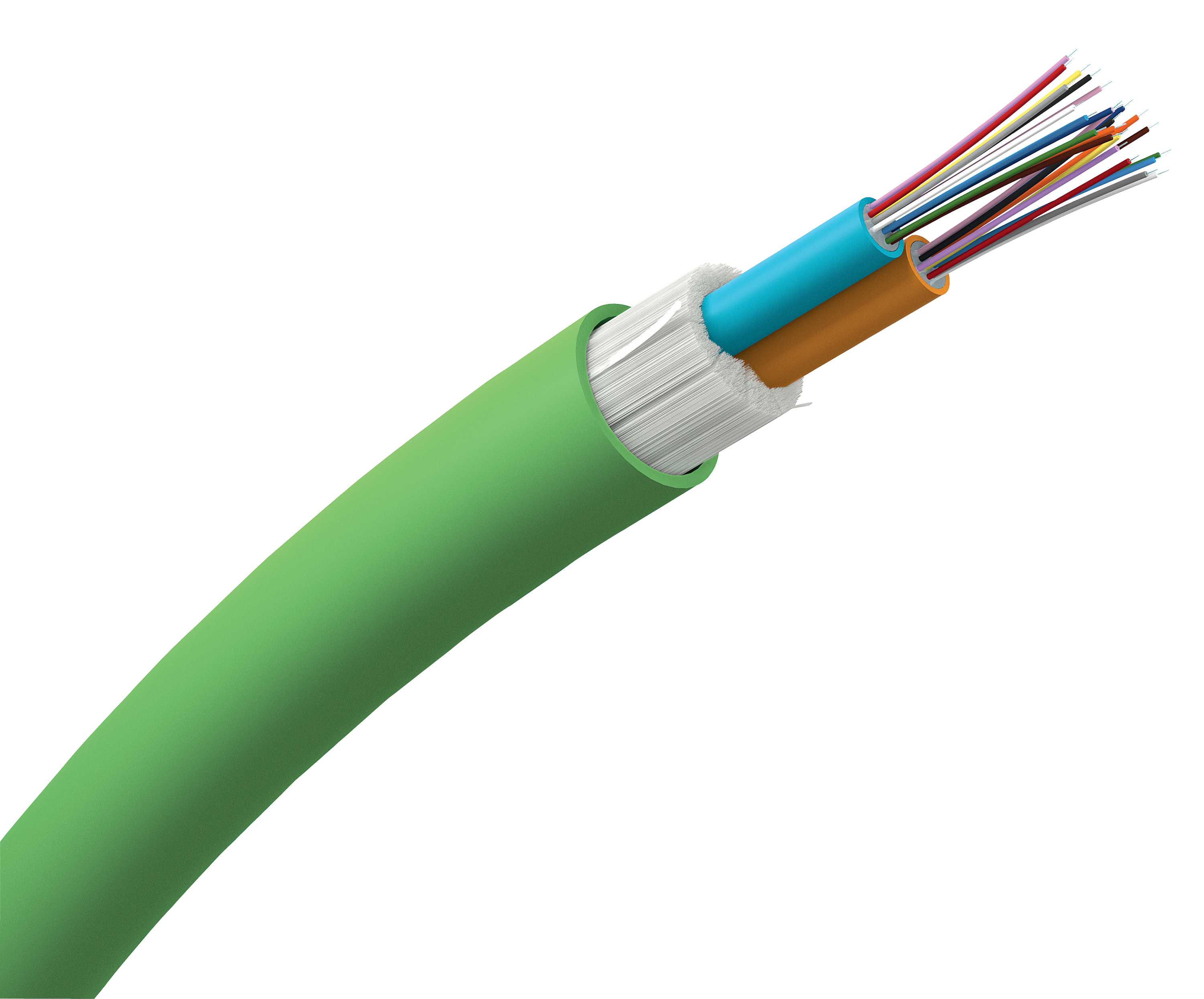 Schneider Electric - Actassi FLC Fiberoptisk kabel OM4 50/125µm loose tube 24 fiber 2100m Euroclass D