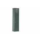 ABB Electrification - KF250 Fiberskap bredde 250mm varmgalvanisert grønt RAL6012 med trefiberplate