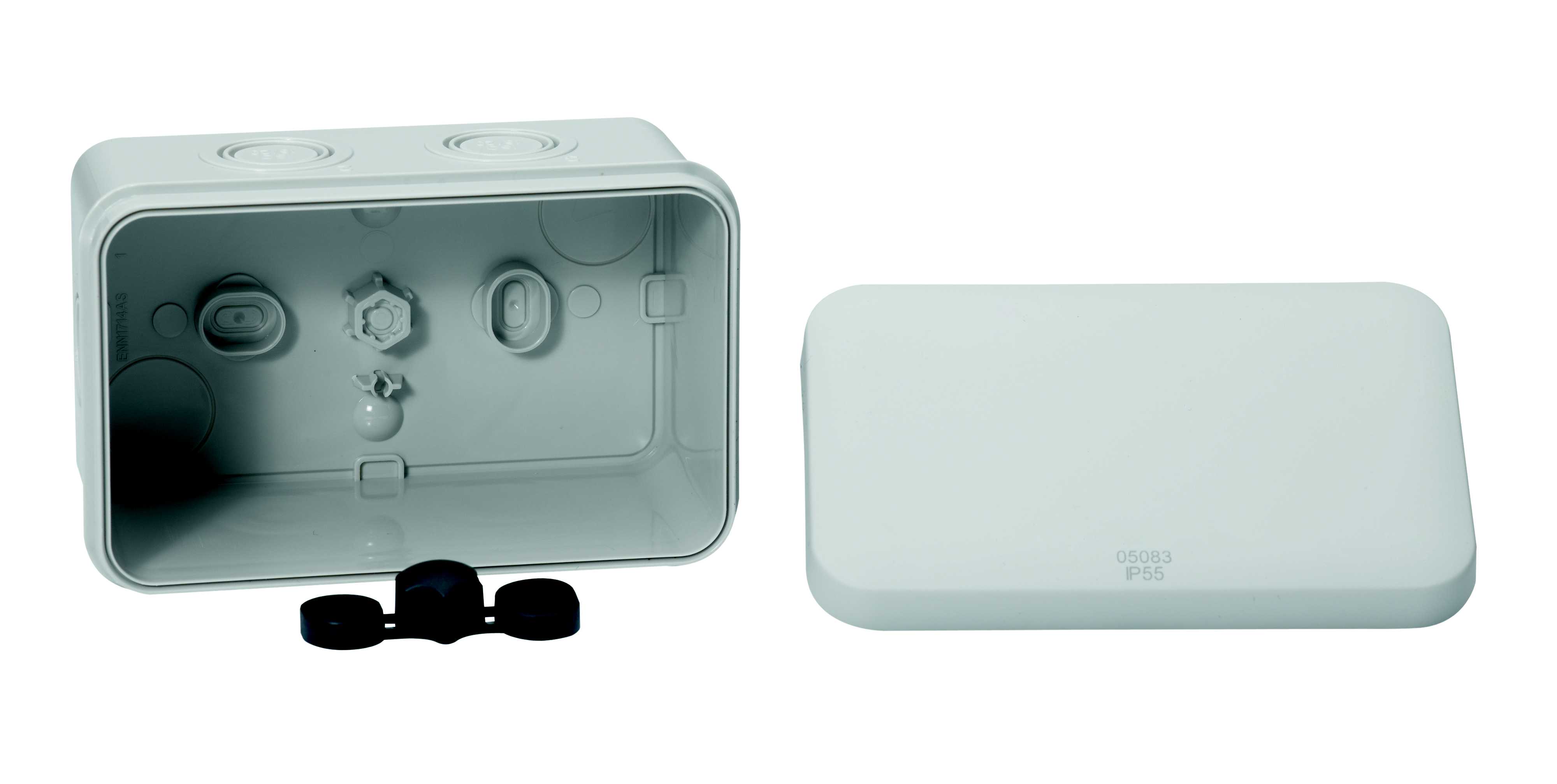 Schneider Electric - Mureva Box - boîte dérivation - entrées 6x16/20mm -int 105x65x55 ext 116x74x62mm