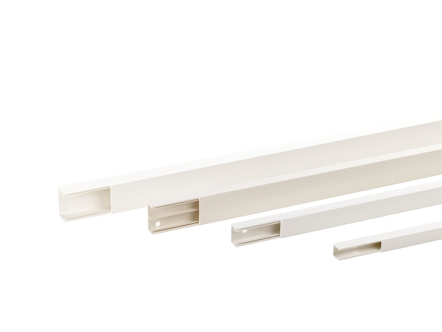 REHAU - MKS 16/16 Kanal og lokk 2m, polarhvit, med tape