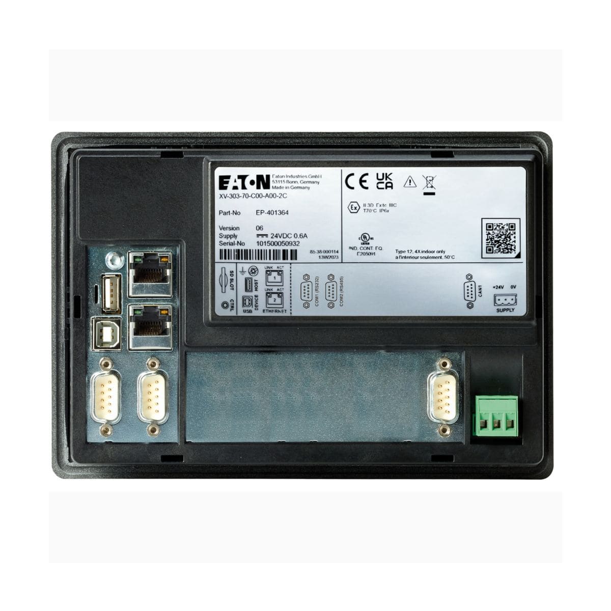 Eaton Electric - XV-303-70-C00-A00-2C HMI-PLC, 7’’ screen, 2xEthern