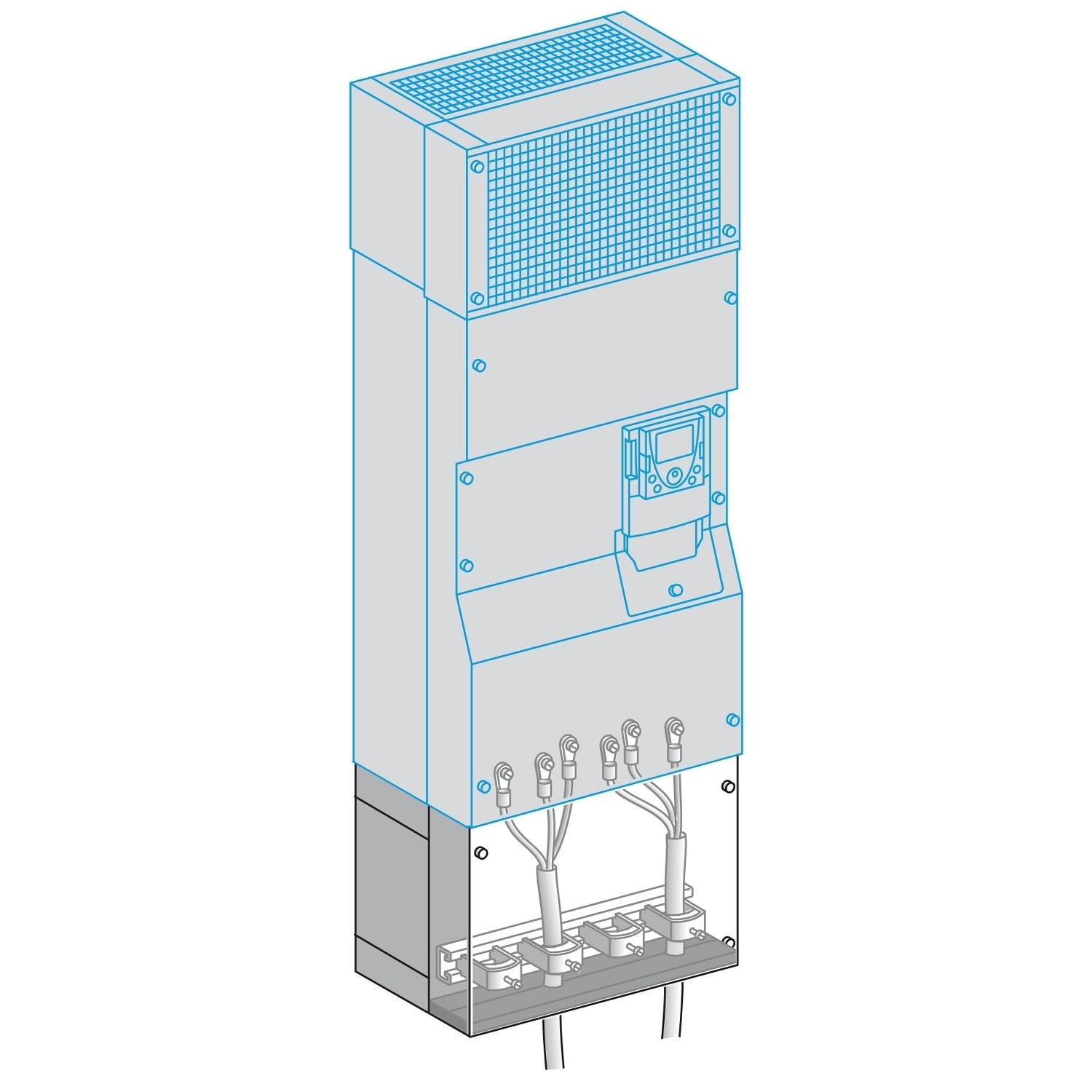 Schneider Electric - VW3A9114 Kabelinnføringsboks IP31