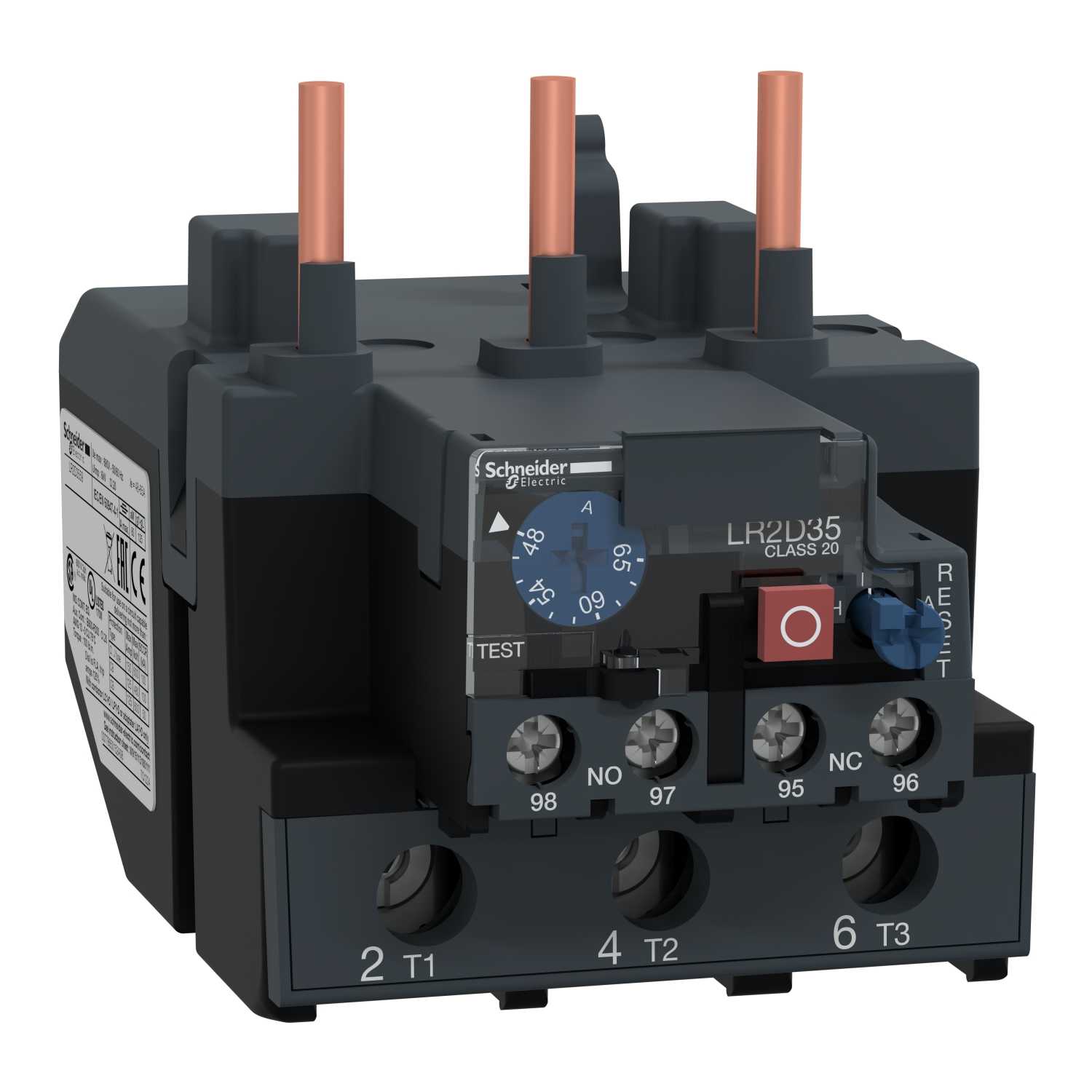 Schneider Electric - LR2D3559 Termisk relé 48-65A Kl20