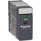 Schneider Electric - RXG pluggrelé med innebygget LED og 1 C/O kontakt på 10A og 24 VAC forsyning
