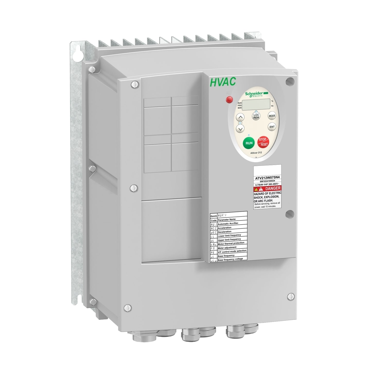 Schneider Electric - ATV212 400V 0.75kW EMC B IP54