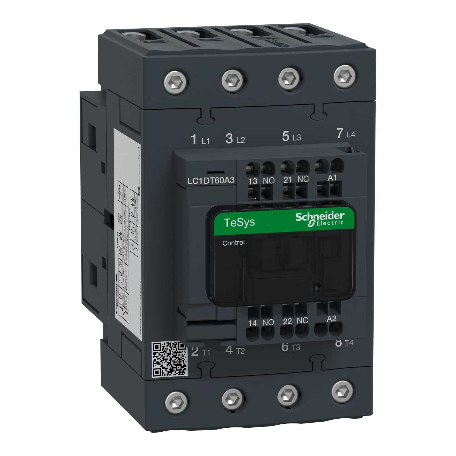 Schneider Electric - LC1DT60A3P7 Kont. 4NO 60AC1 Elink 230VACfj