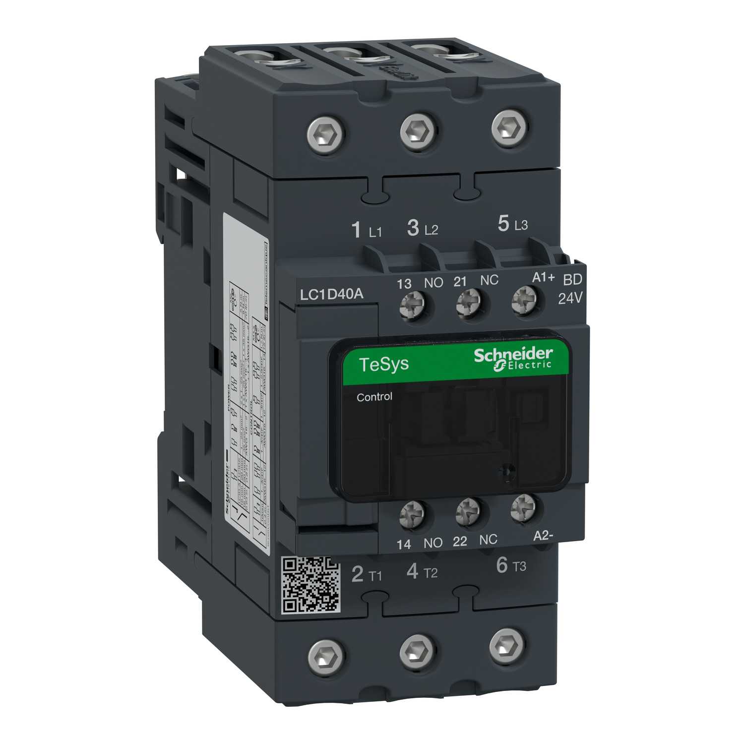 Schneider Electric - LC1D40ABD Kontaktor 40AC3 Elink 24VDC