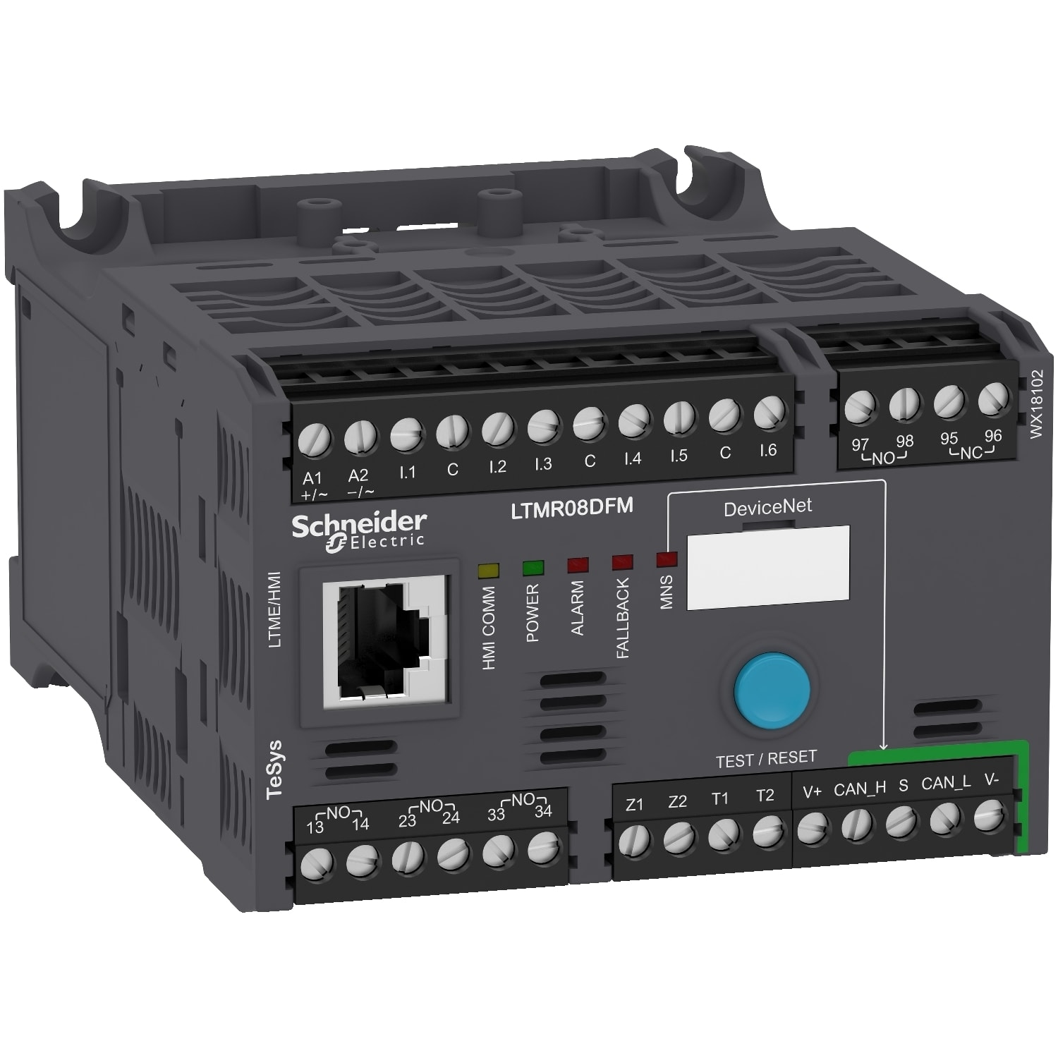 Schneider Electric - LTMR08DFM TeSys T DevNet 0,4-8A 230VAC