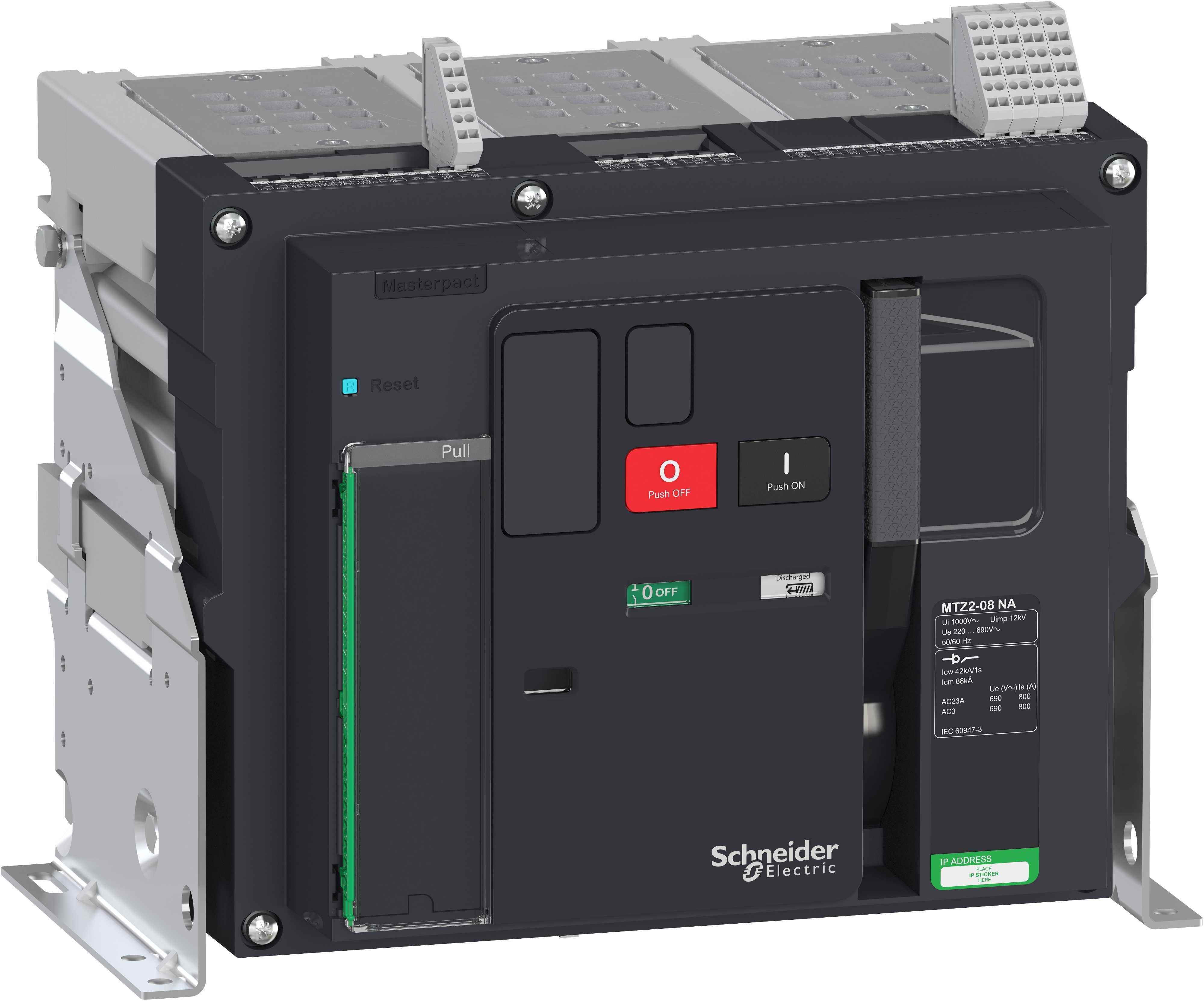 Schneider Electric - LV848004 Lastbr MTZ2 08NA 800A 3p fast