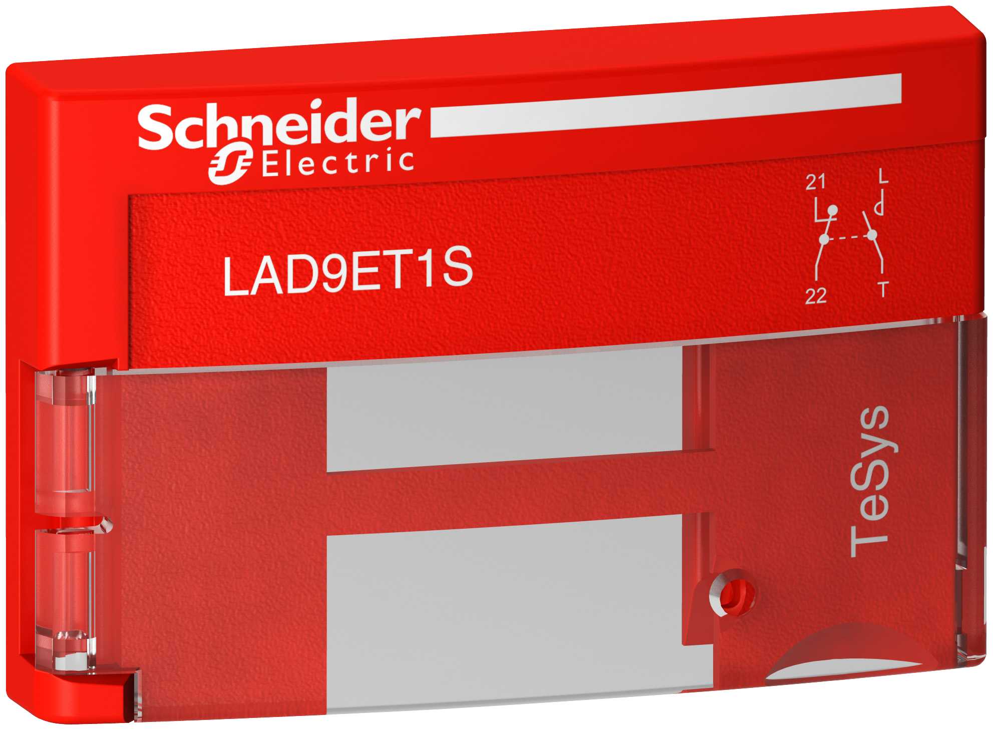 Schneider Electric - Rødt sikkerhets frontdeksel for Tesys D09-D65
