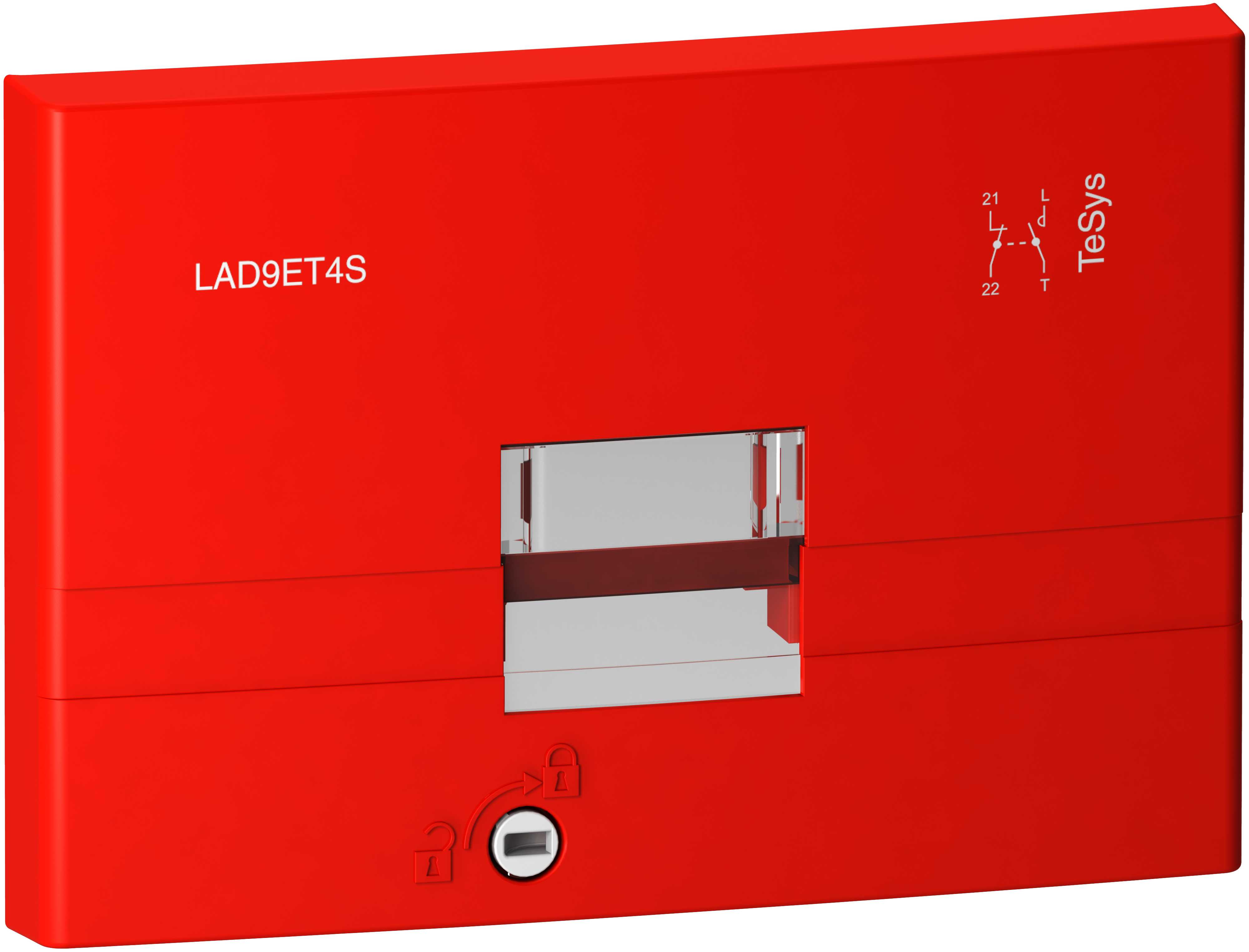 Schneider Electric - Rødt sikkerhets frontdeksel for Tesys D110-D150
