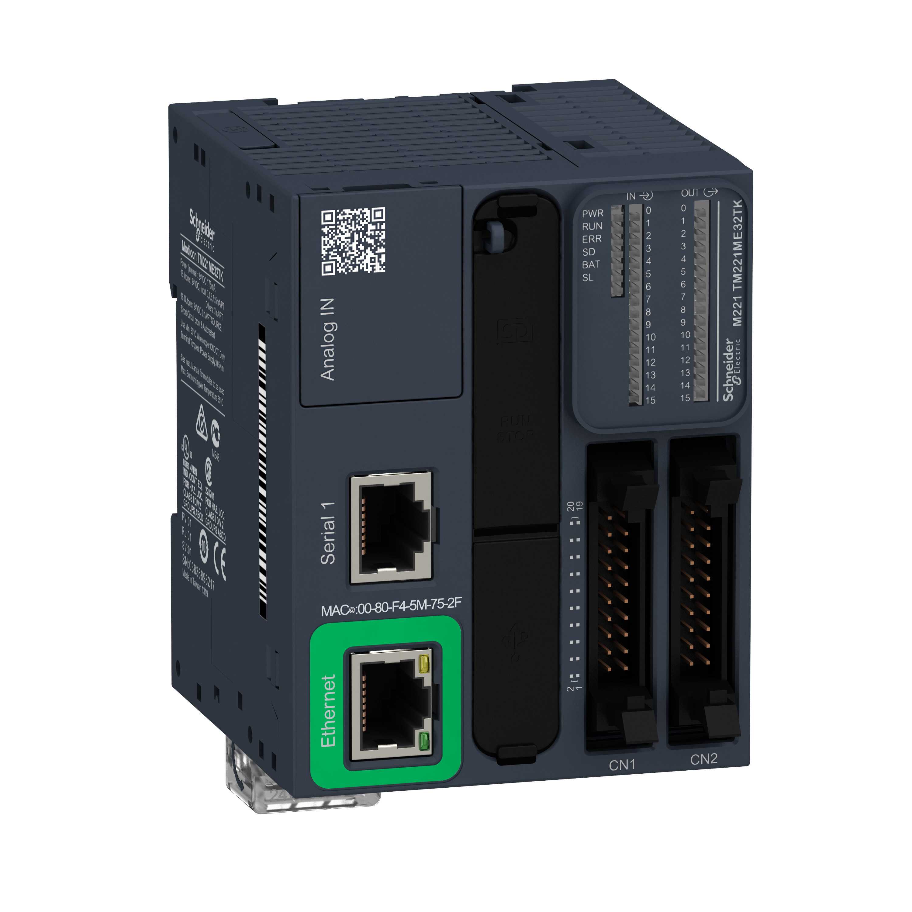 Schneider Electric - Kontroller M221-32IO TR,PNP ETH MODULAR