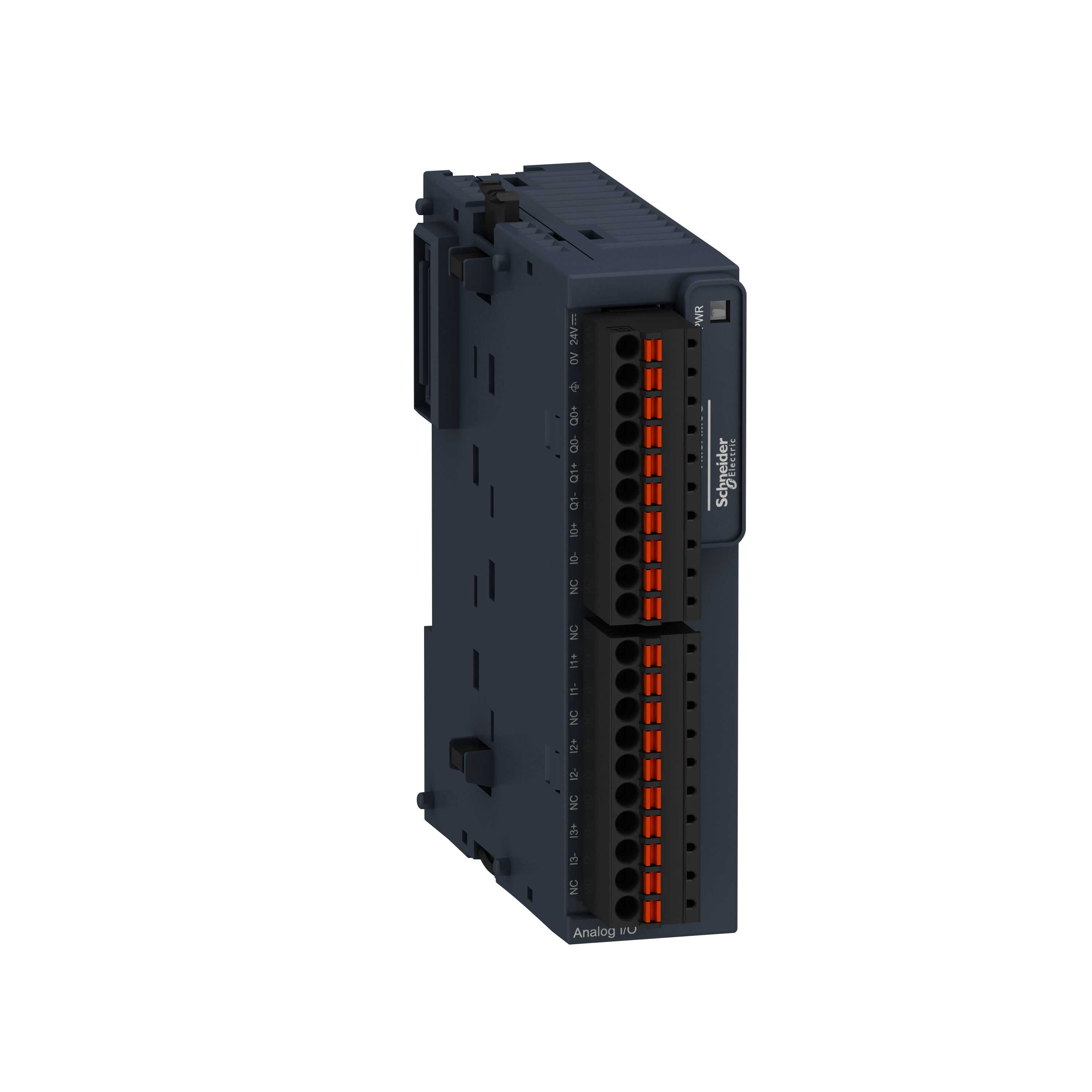 Schneider Electric - Modul TM3-4 analoge ut, analog inn fjær