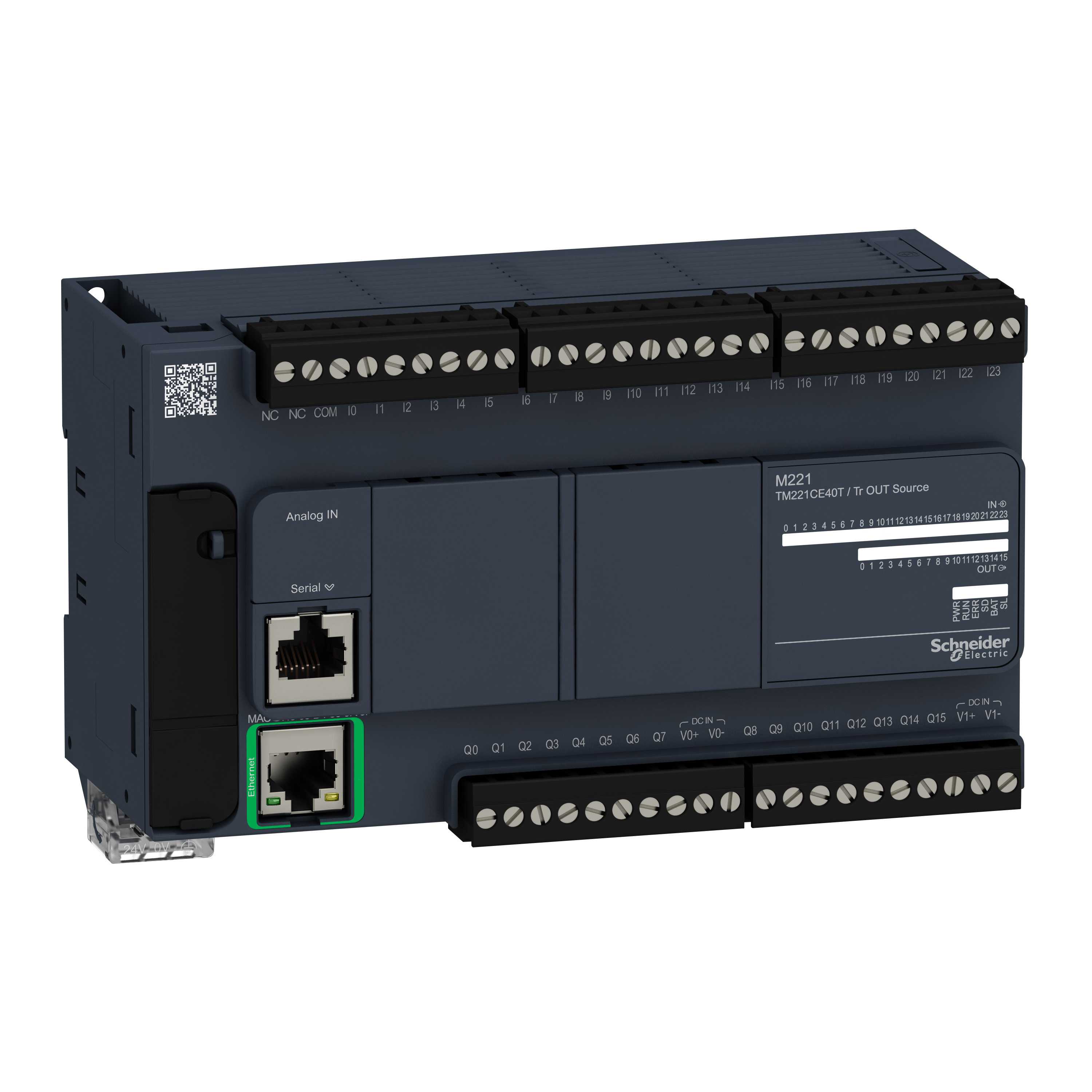 Schneider Electric - Kontroller M221-40IO Tr,PNP Eth Compact