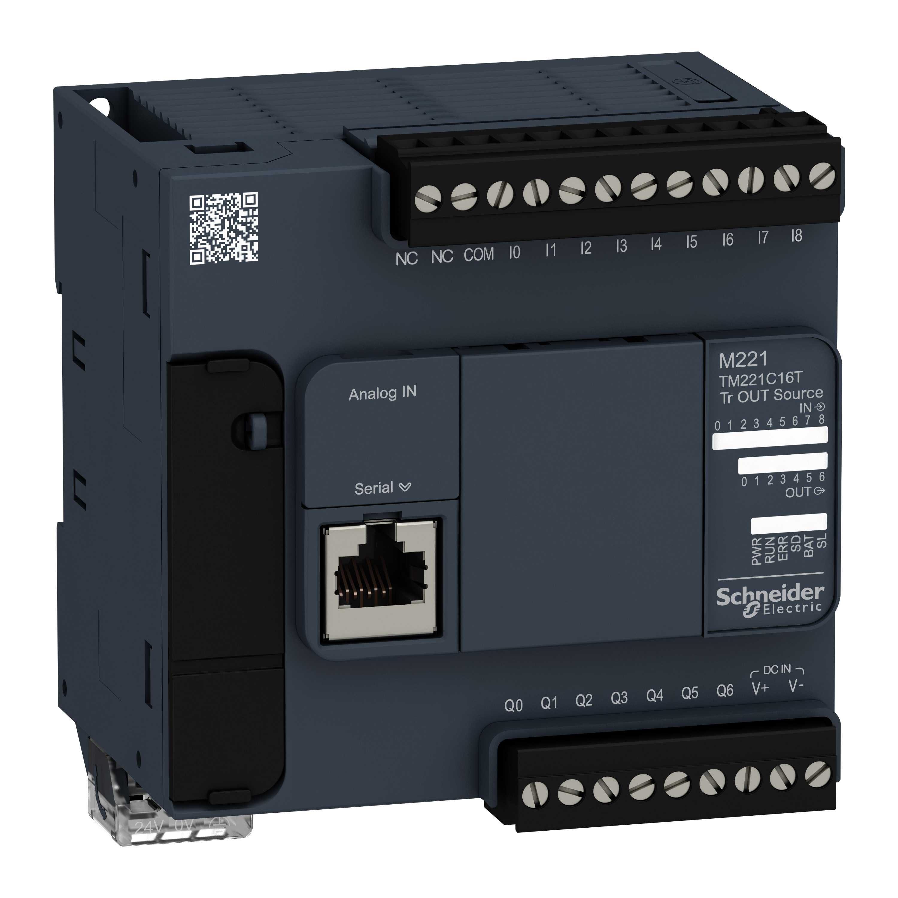 Schneider Electric - Kontroller M221-16IO TR,PNP Compact