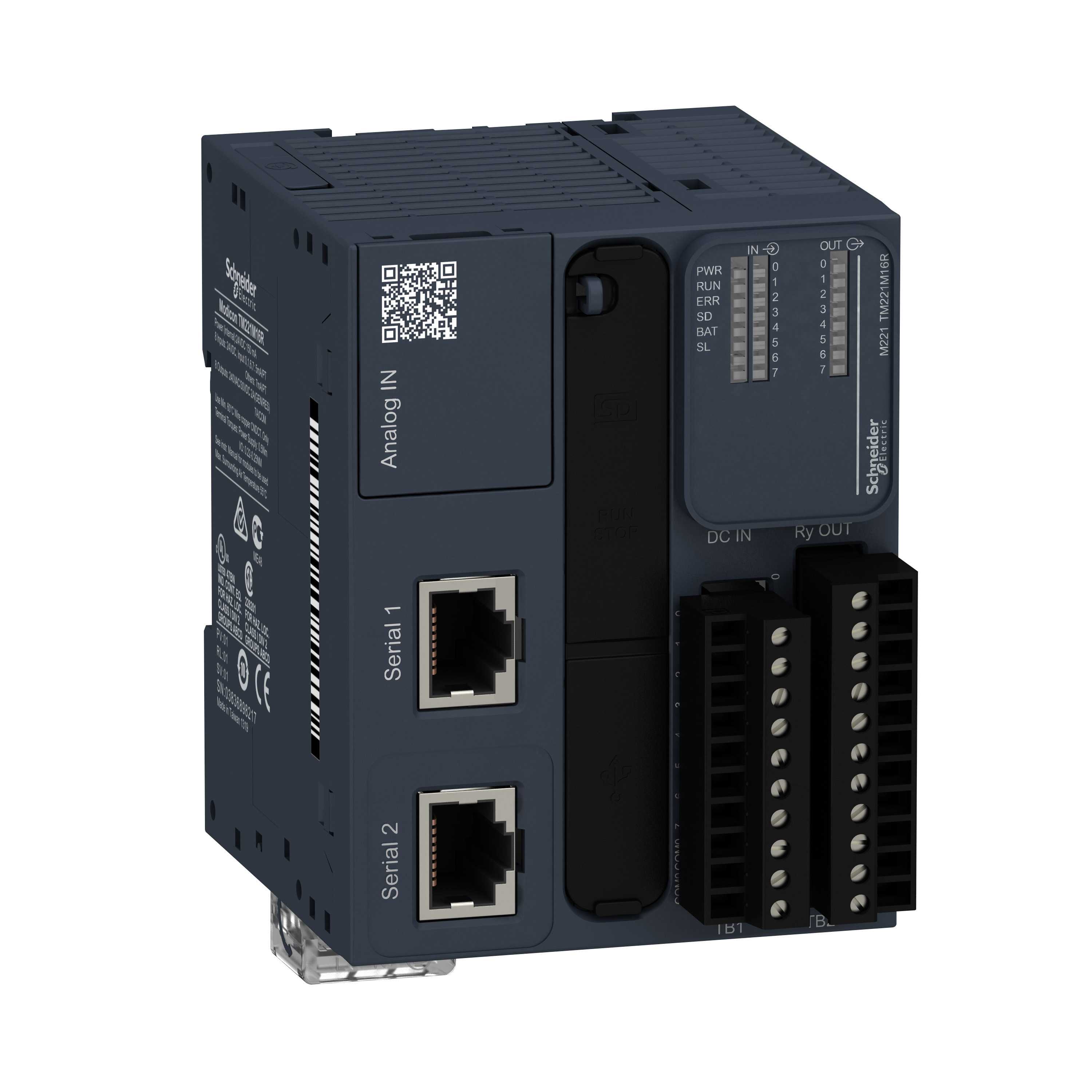 Schneider Electric - Kontroller M221-16IO Relé MODULAR