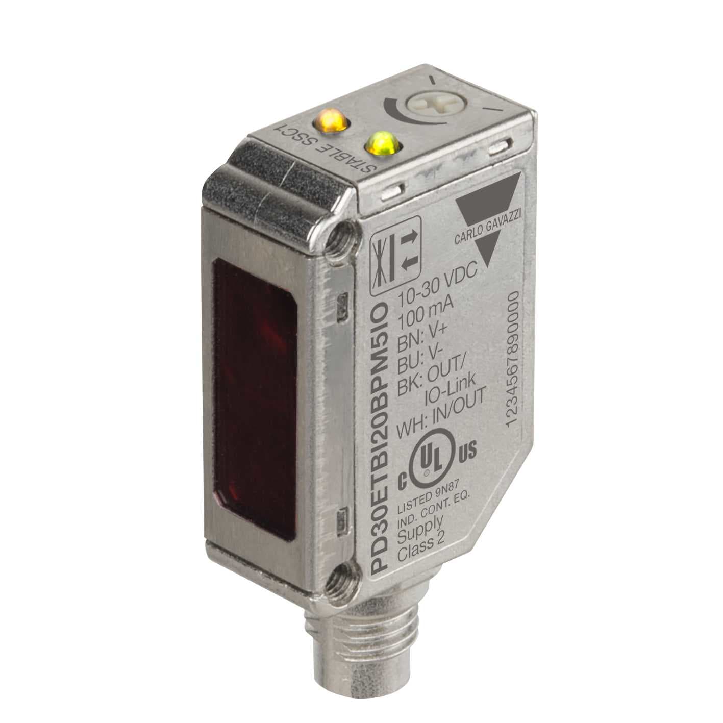 Carlo Gavazzi - Fotocelle IO link BGS 200mm M8 plugg IP69K SS