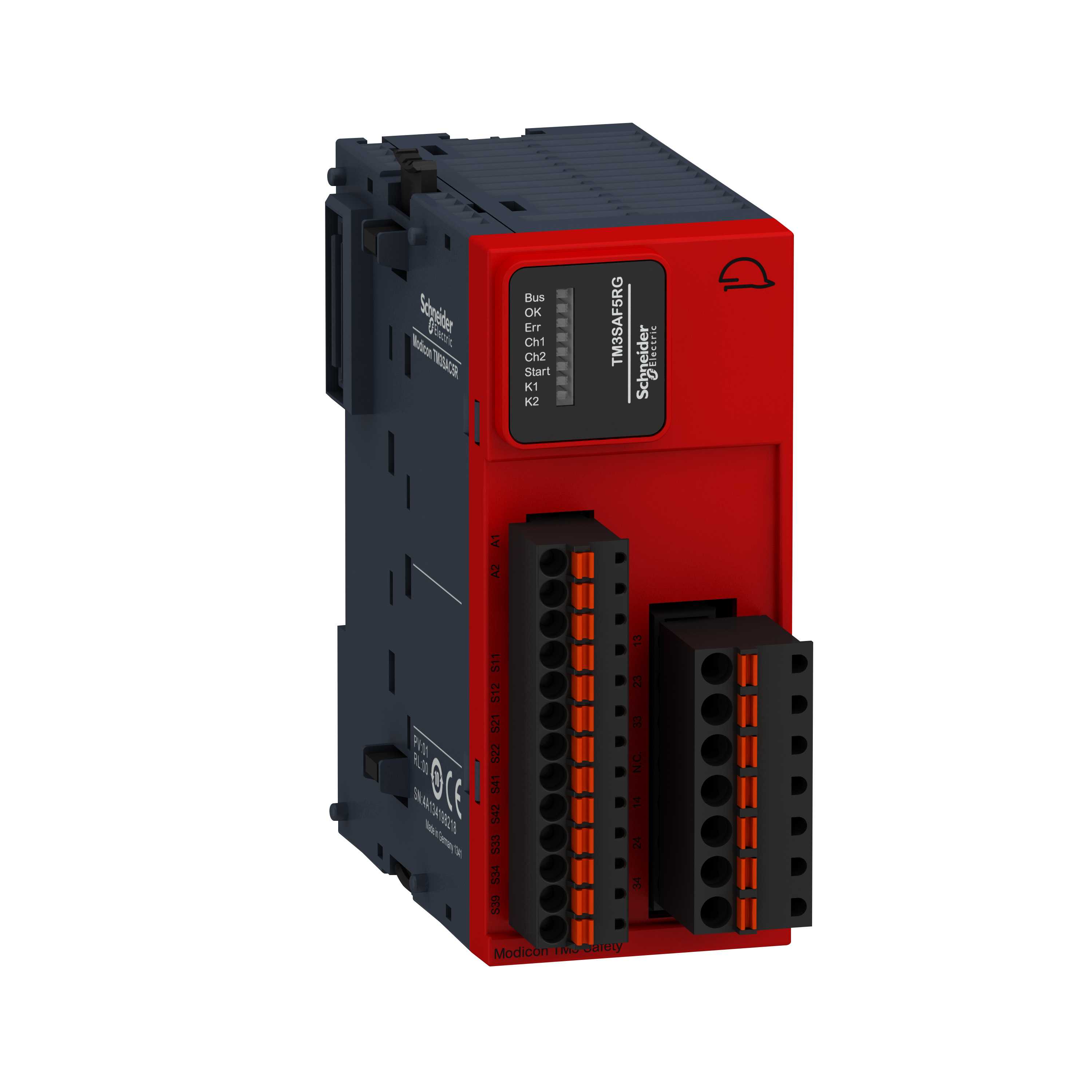 Schneider Electric - Sikkerhetsmodul PLS TM2XX, 1 funksj,
