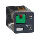 Schneider Electric - Zelio Relé RUM 2 eller 3 C/O kontakter / 10 A Rundstift eller faston plugger. 230VAC